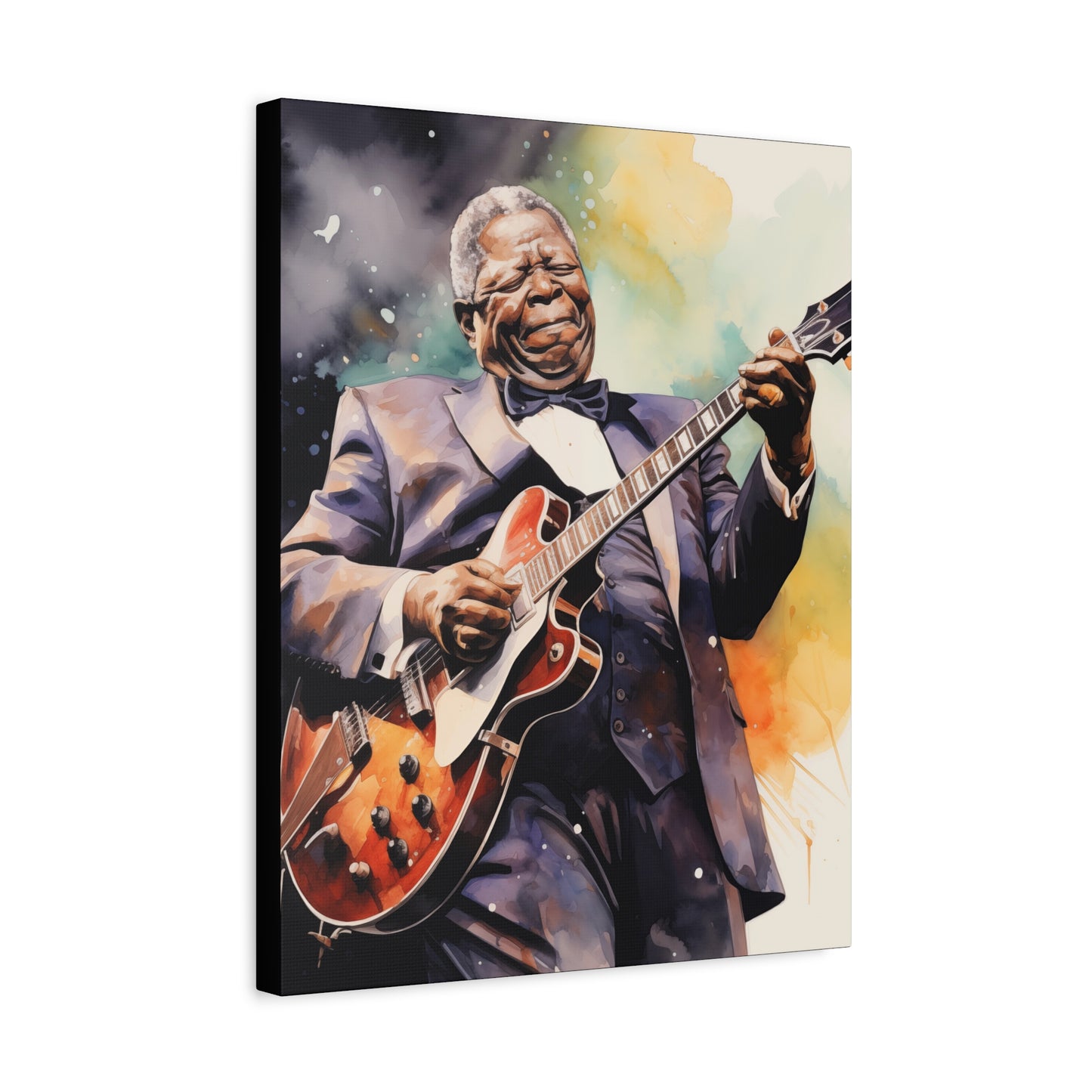 Gallery Wrapped Canvas, Celebrity Inspired, Pop Art Canvas – The King
