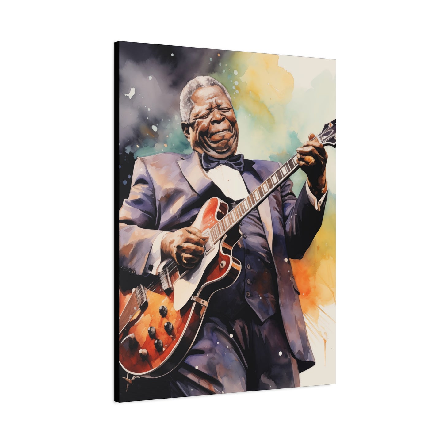 Gallery Wrapped Canvas, Celebrity Inspired, Pop Art Canvas – The King