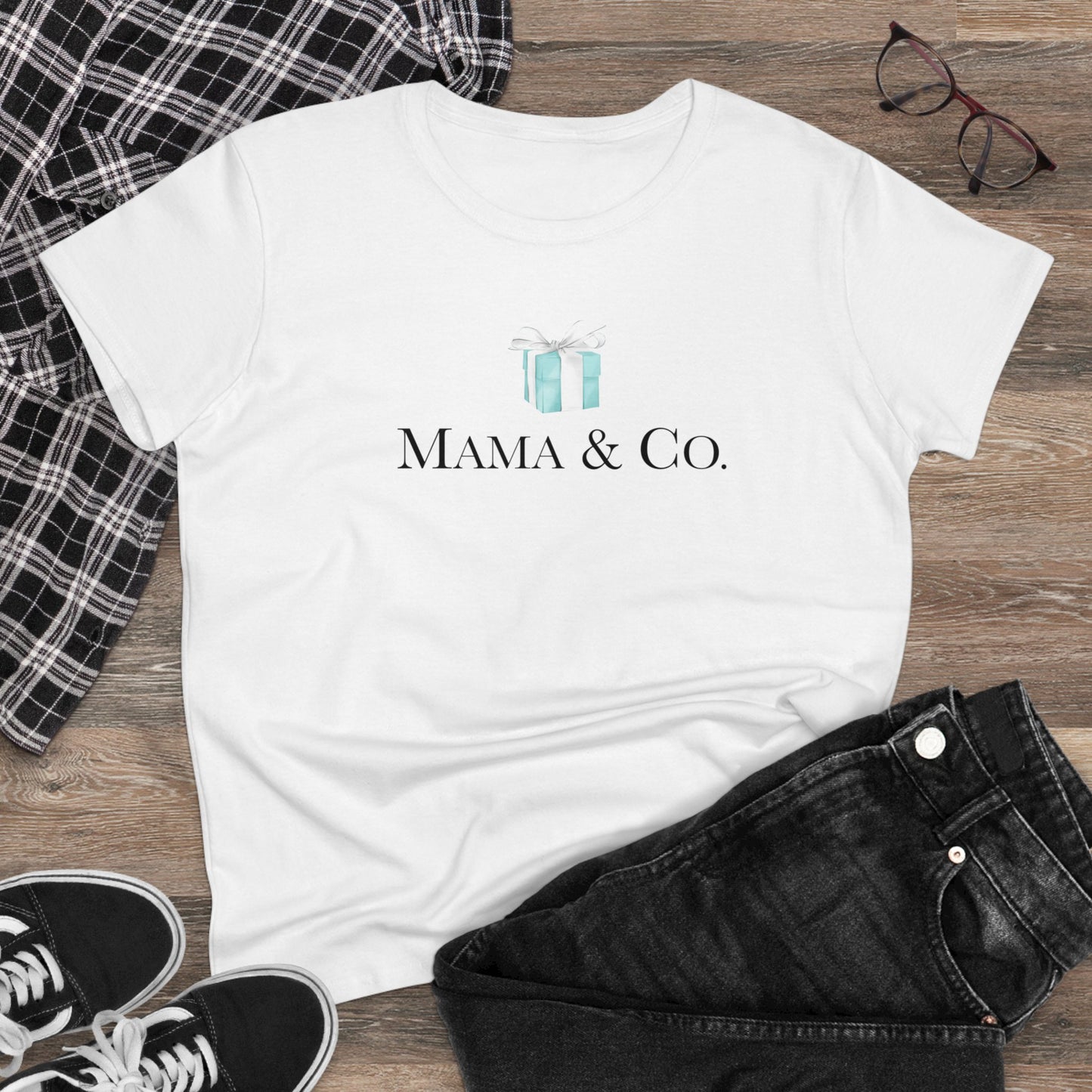 Mama & Co. Women's Mid-weight Gildan Cotton Tee
