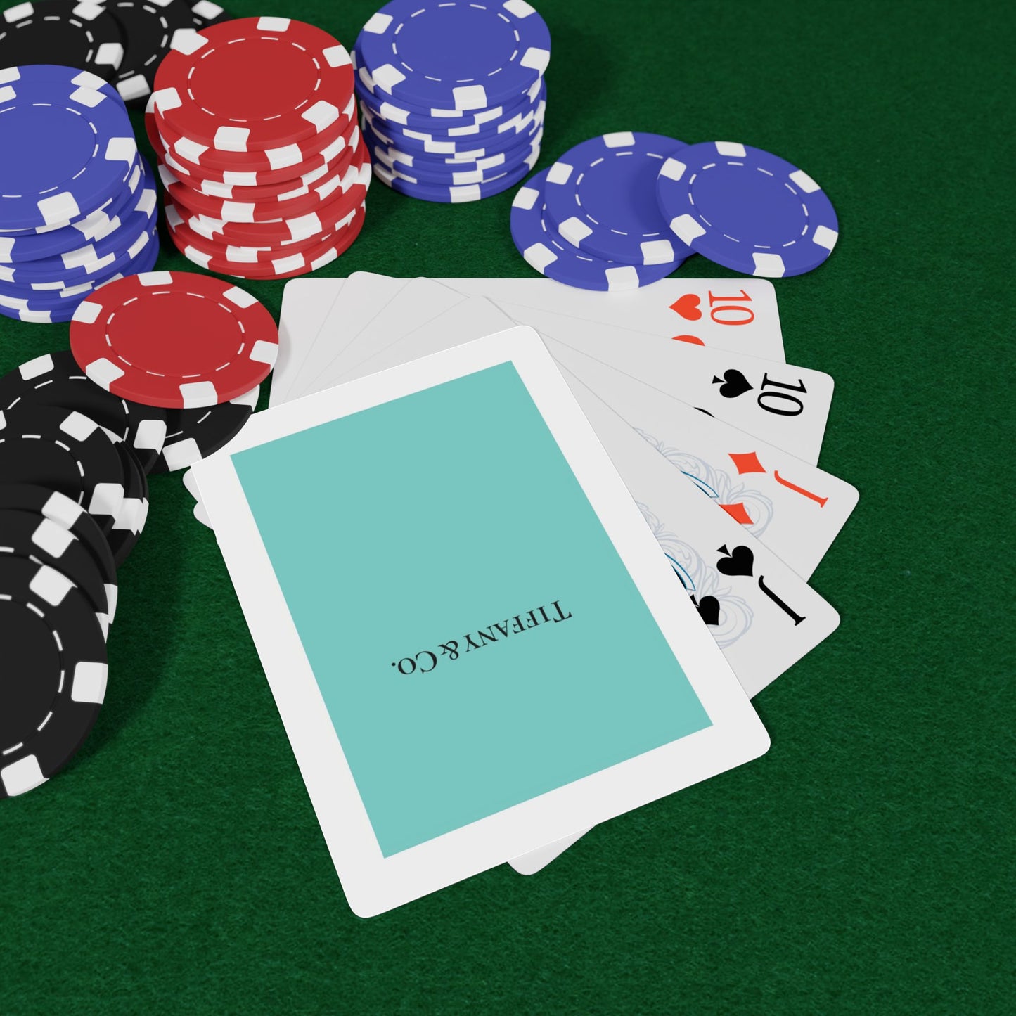 Playing Cards - Robin Egg Blue - Breakfast at Tiffany Inspired Cards - Name & Co.