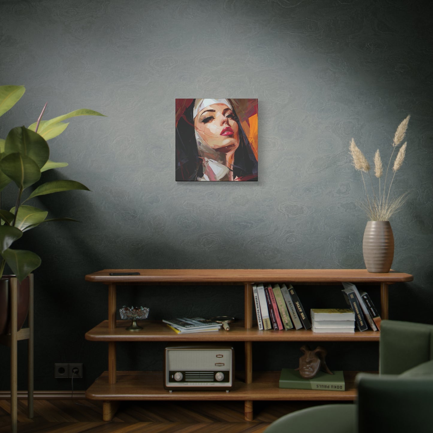 Gallery Wrapped Canvas, Habits and Heresy Art Canvas, Naughty Nuns Art Canvas – Sister Veritas