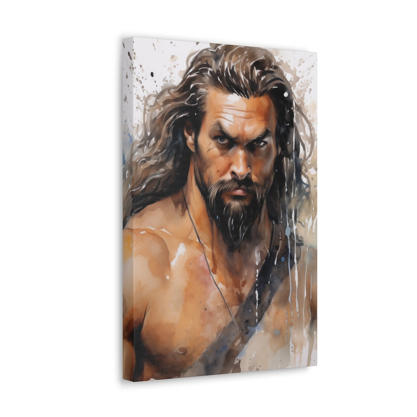 Gallery Wrapped Canvas, Celebrity Inspired, Pop Art Canvas – Jason