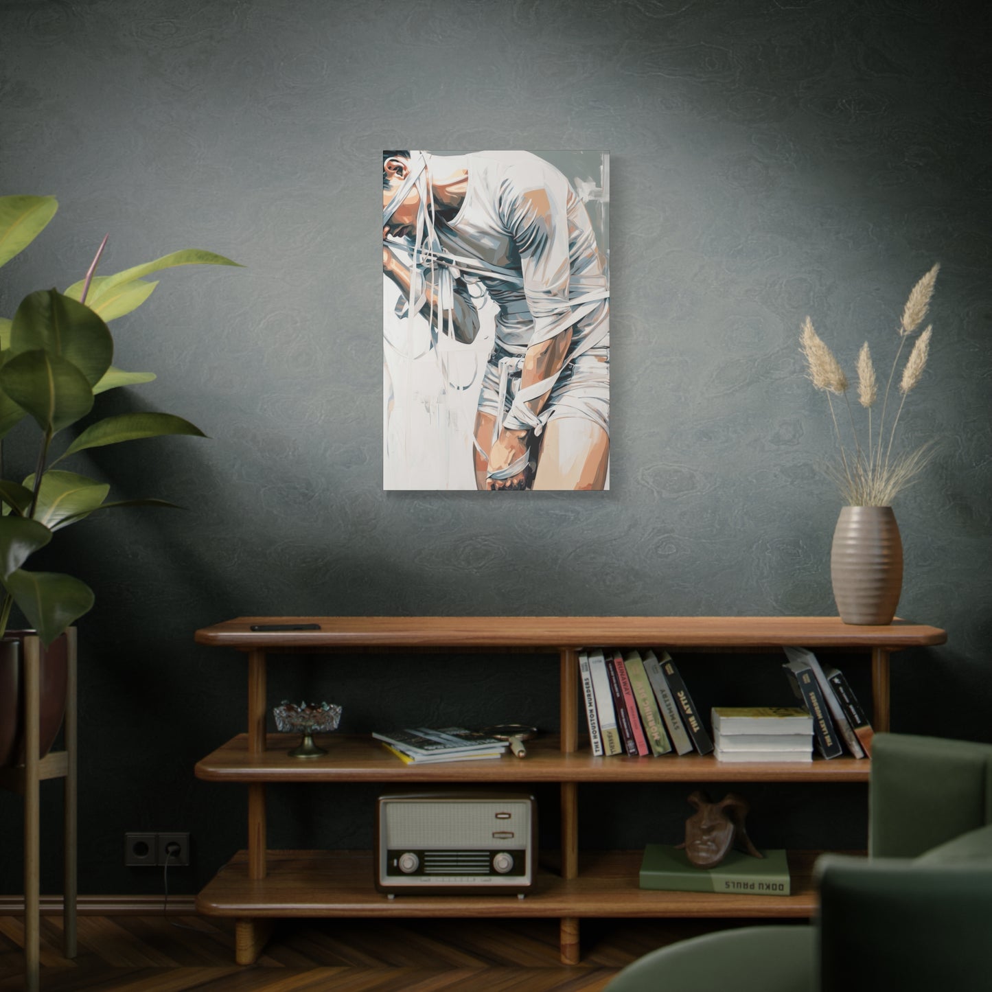 Gallery Wrapped Canvas, Ropes and Reverence Art Canvas, Erotic Shibari Art Canvas – Armand