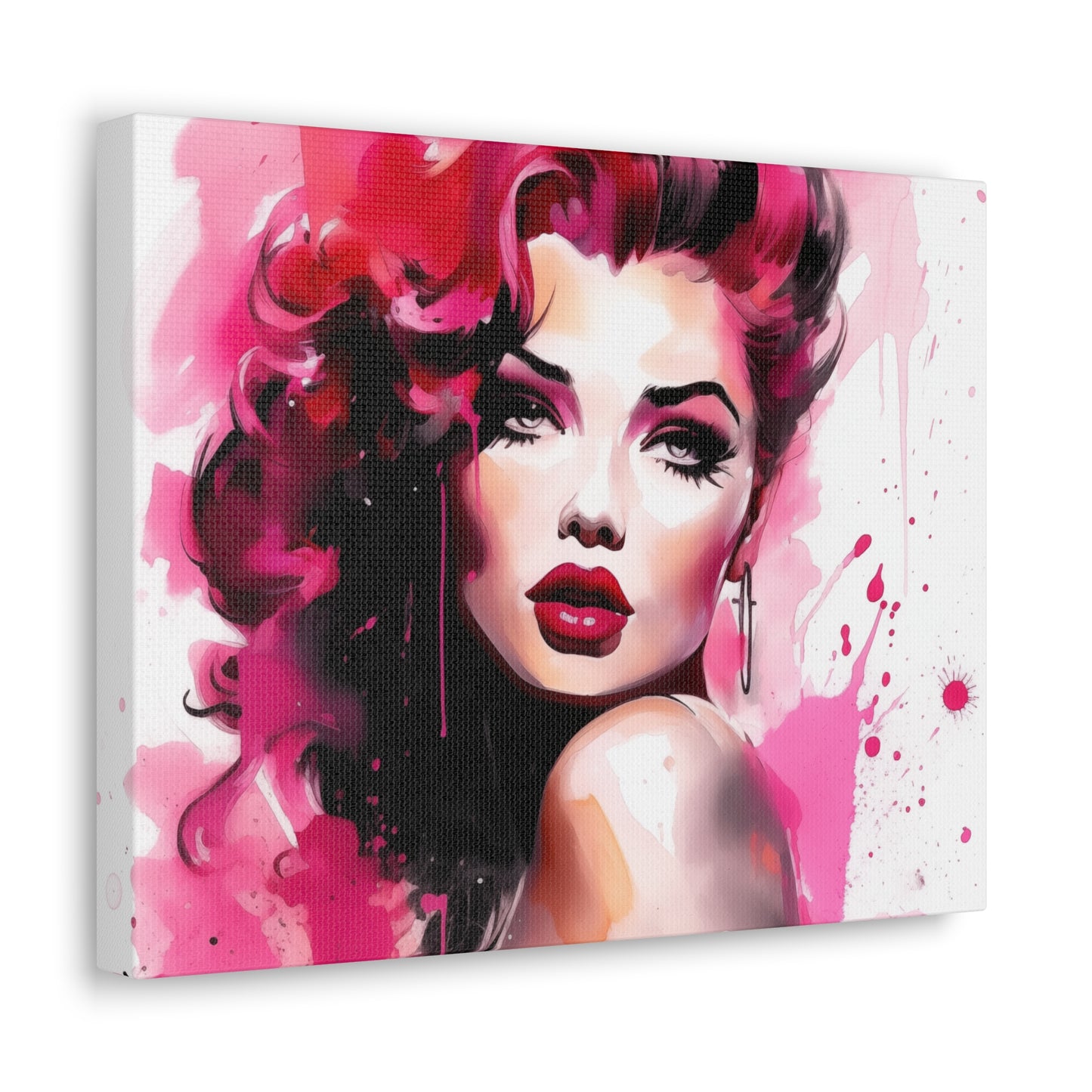 Canvas Wall Art, Gallery Wrapped Pop Art, Diva Wall Art – Thalia