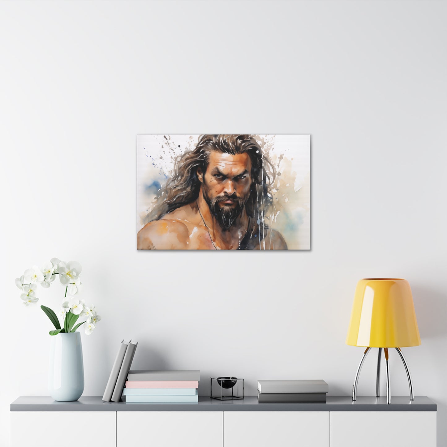 Gallery Wrapped Canvas, Celebrity Inspired, Pop Art Canvas – Jason