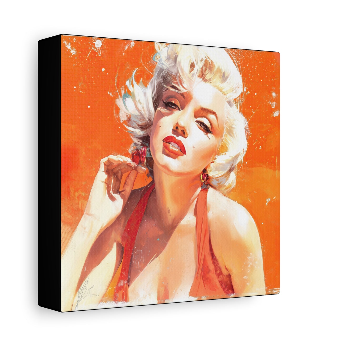 Gallery Wrapped Canvas, The Diva Project Art Canvas, Pinup Art Canvas – Marilyn Monroe - THREE