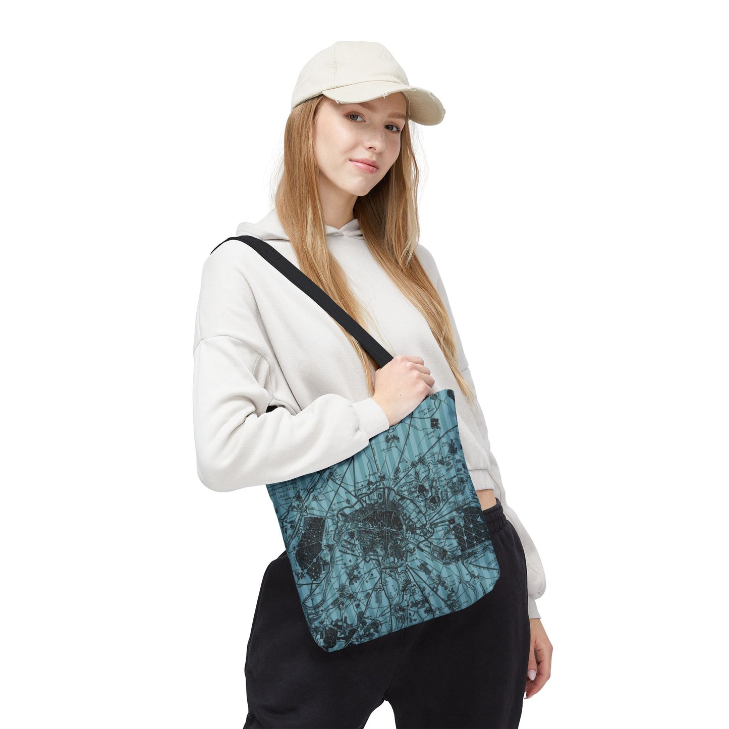 The Paris Plan Tote Bag, Utility Tote - Travel Inspired Inspired Tote - Paris France
