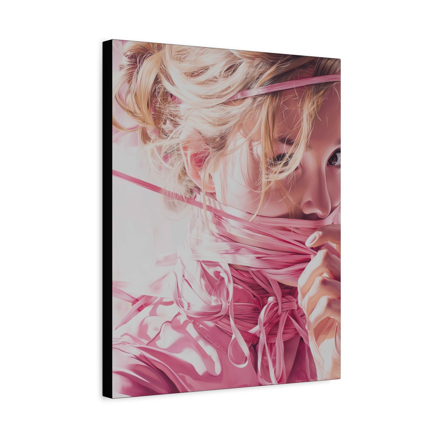 Gallery Wrapped Canvas, Ropes and Reverence Art Canvas, Erotic Shibari Art Canvas – Lilith