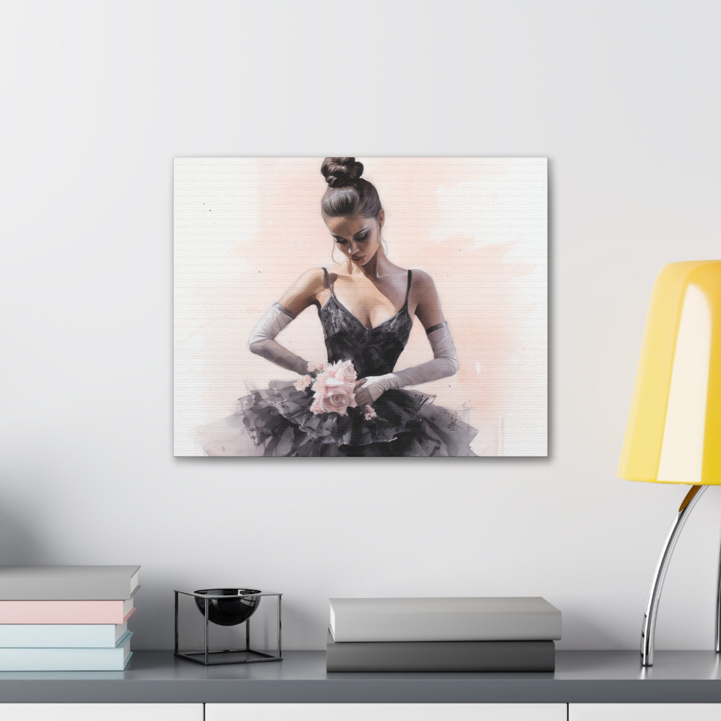 Gallery Wrapped Canvas, Ballerina Beauty, Ballet Art Canvas – Sonja