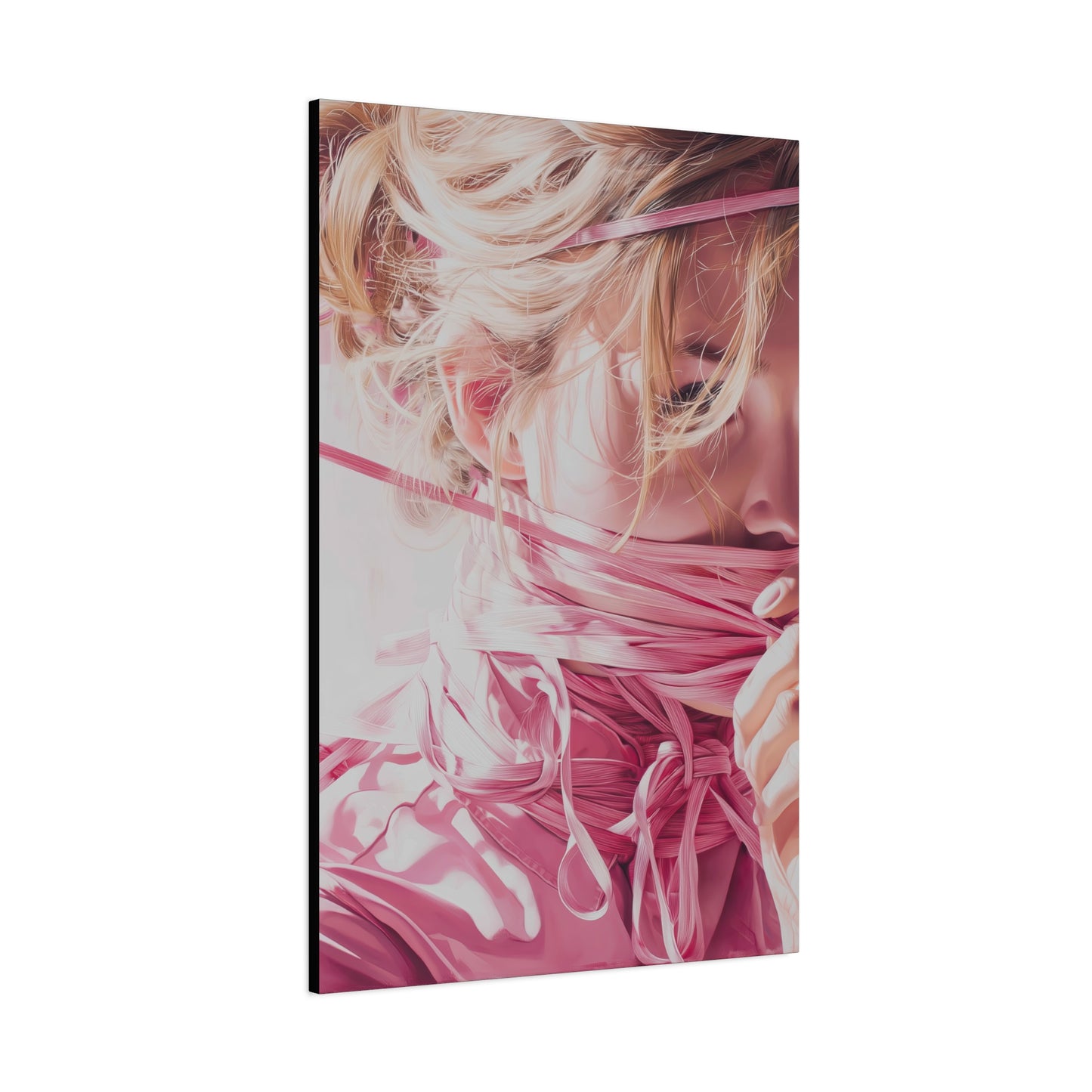 Gallery Wrapped Canvas, Ropes and Reverence Art Canvas, Erotic Shibari Art Canvas – Lilith