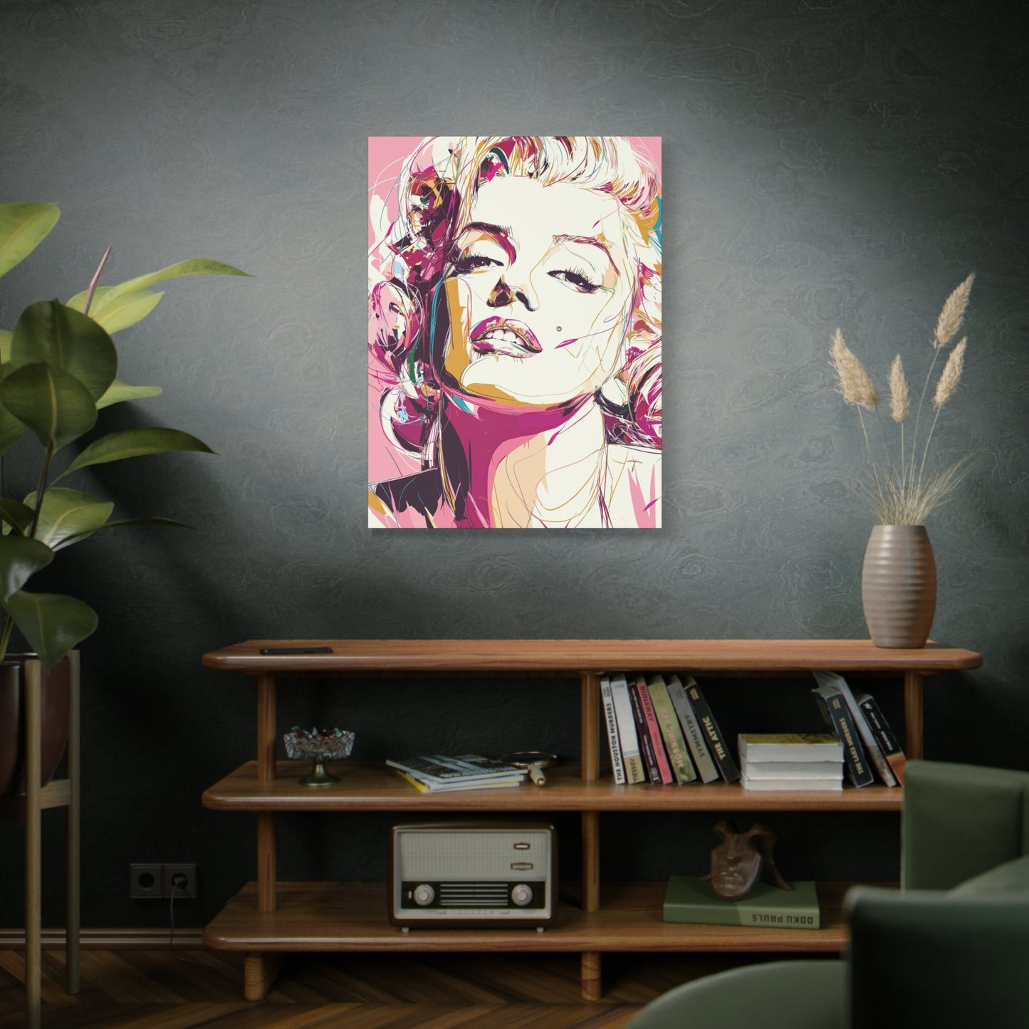 Gallery Wrapped Canvas, The Diva Project Art Canvas, Pinup Art Canvas – Marilyn Monroe - SIX