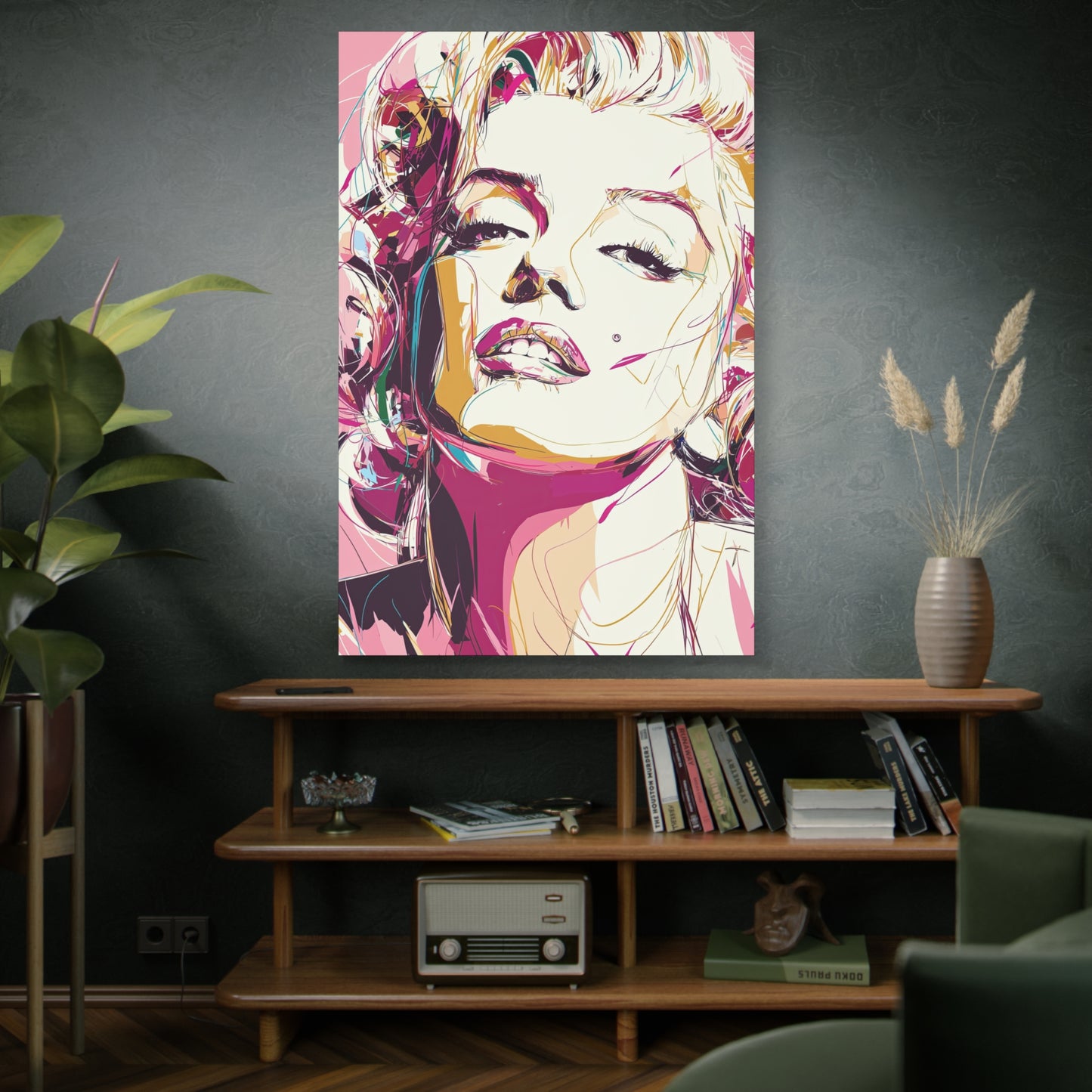 Gallery Wrapped Canvas, The Diva Project Art Canvas, Pinup Art Canvas – Marilyn Monroe - SIX