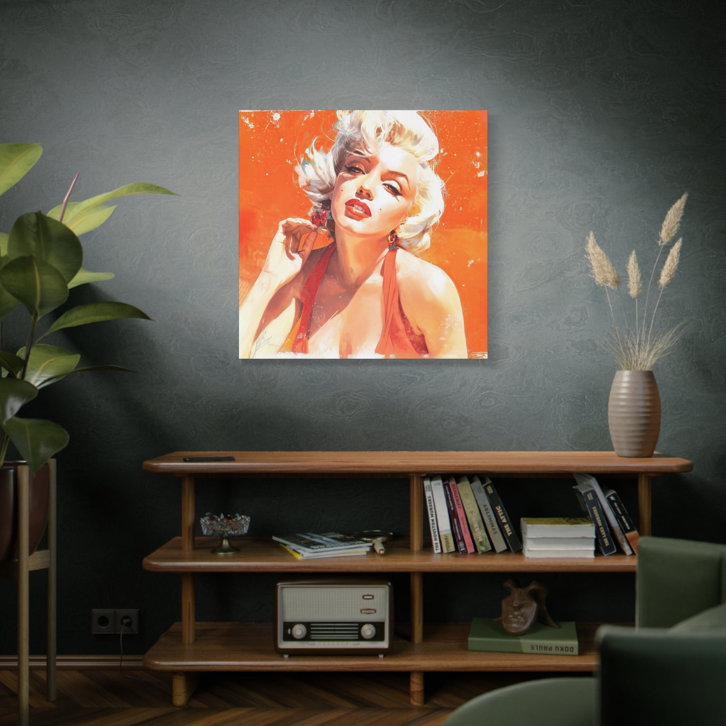 Gallery Wrapped Canvas, The Diva Project Art Canvas, Pinup Art Canvas – Marilyn Monroe - THREE