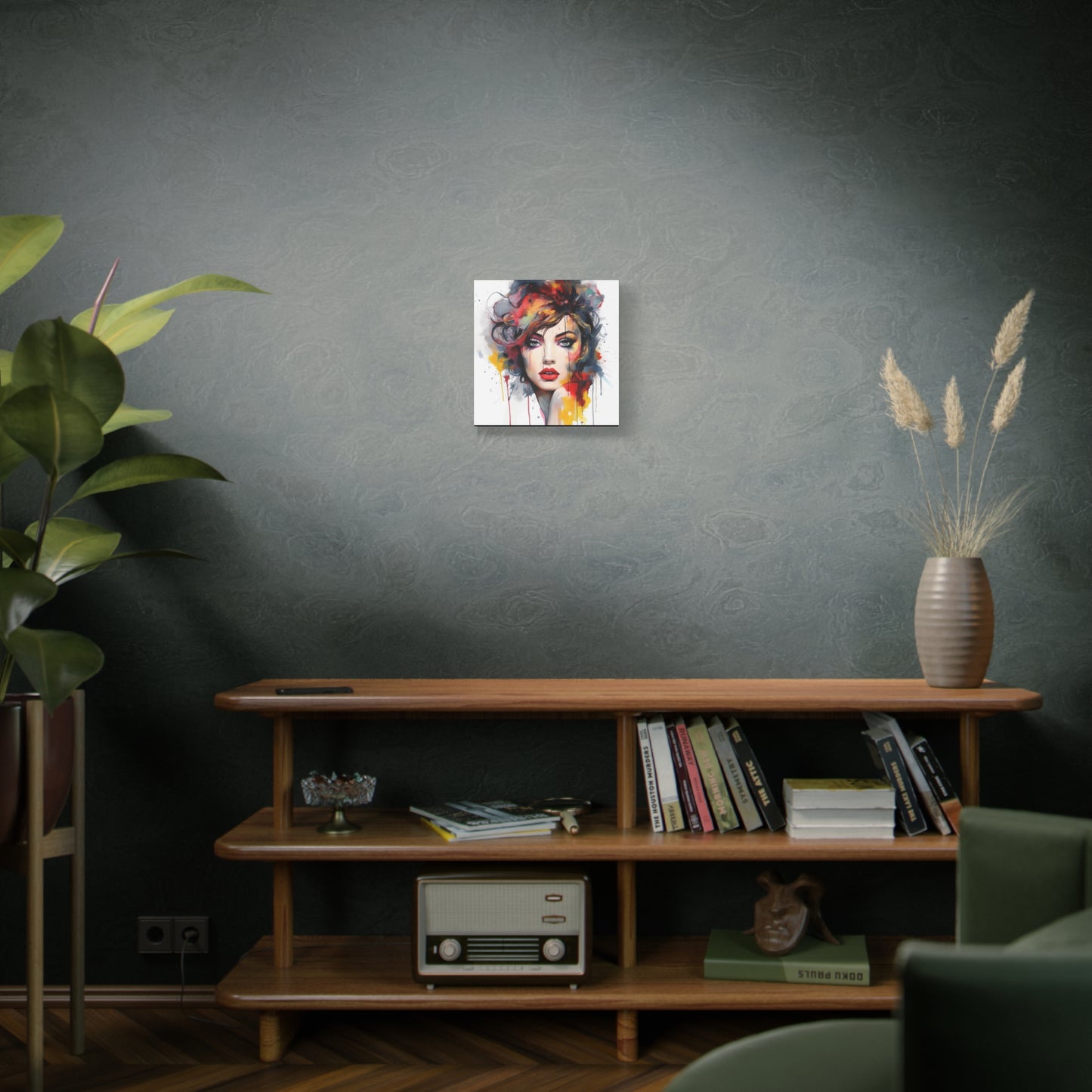 Canvas Wall Art, Gallery Wrapped Pop Art, Femme Doll Wall Art – Alessia