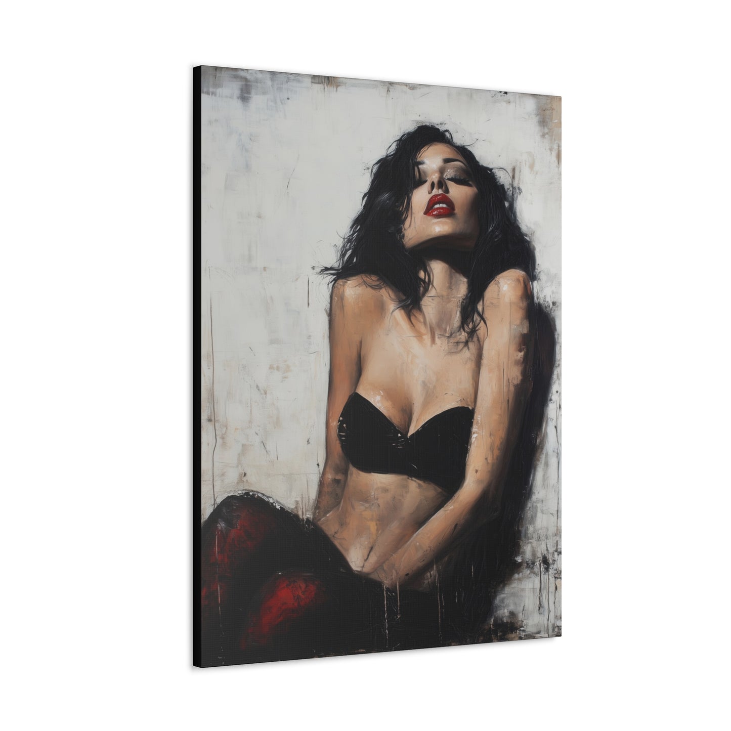 Gallery Wrapped Canvas, Sinners and Saints Art Canvas, Erotic Art Canvas – Alexa