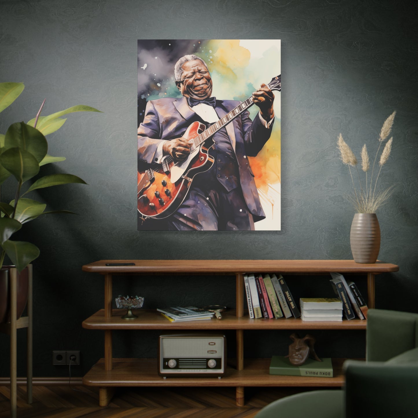 Gallery Wrapped Canvas, Celebrity Inspired, Pop Art Canvas – The King