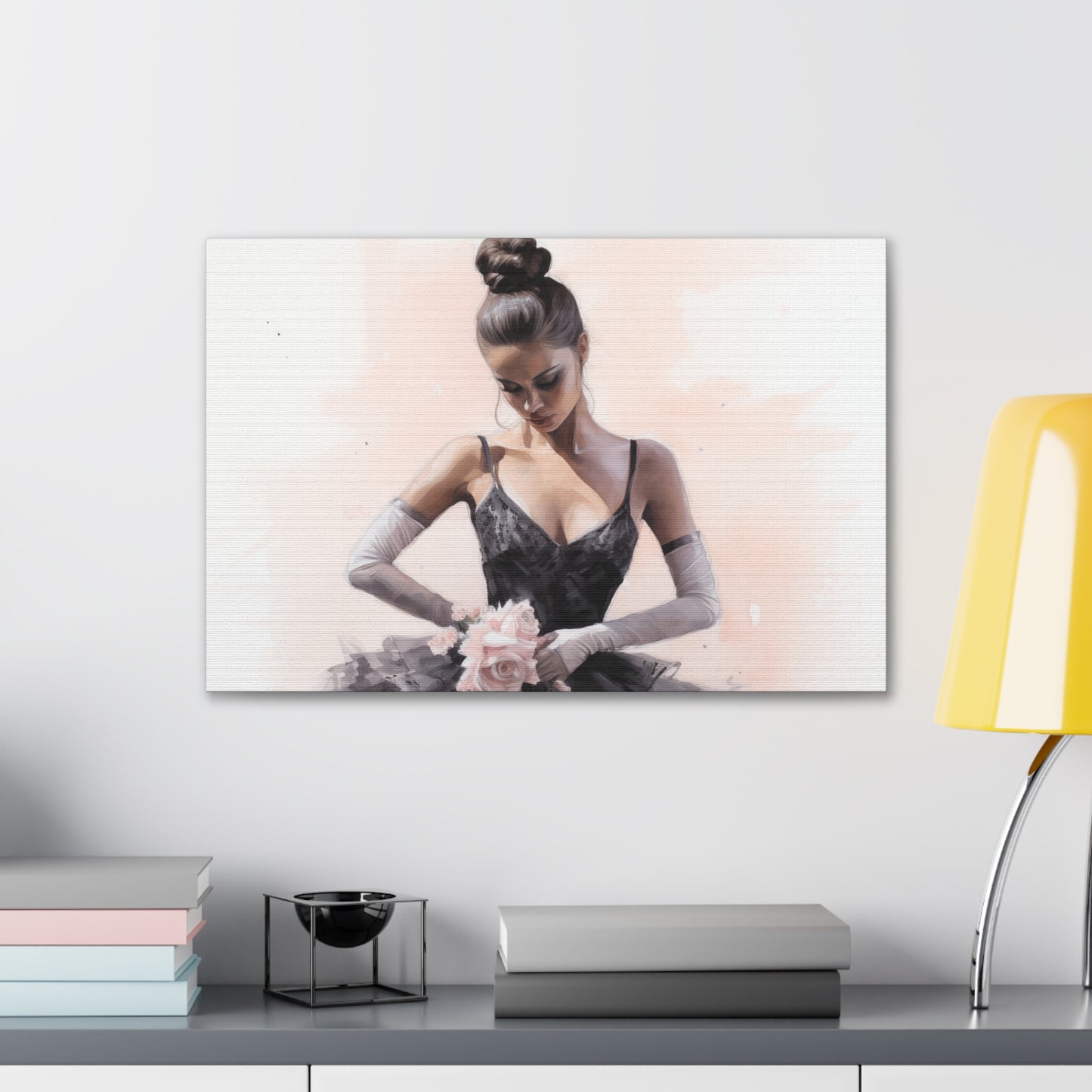 Gallery Wrapped Canvas, Ballerina Beauty, Ballet Art Canvas – Sonja