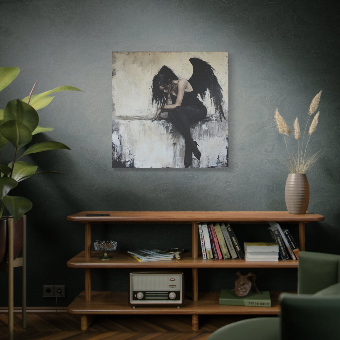 Gallery Wrapped Canvas, Sinners and Saints Art Canvas, Erotic Pinup Art Canvas – Helena