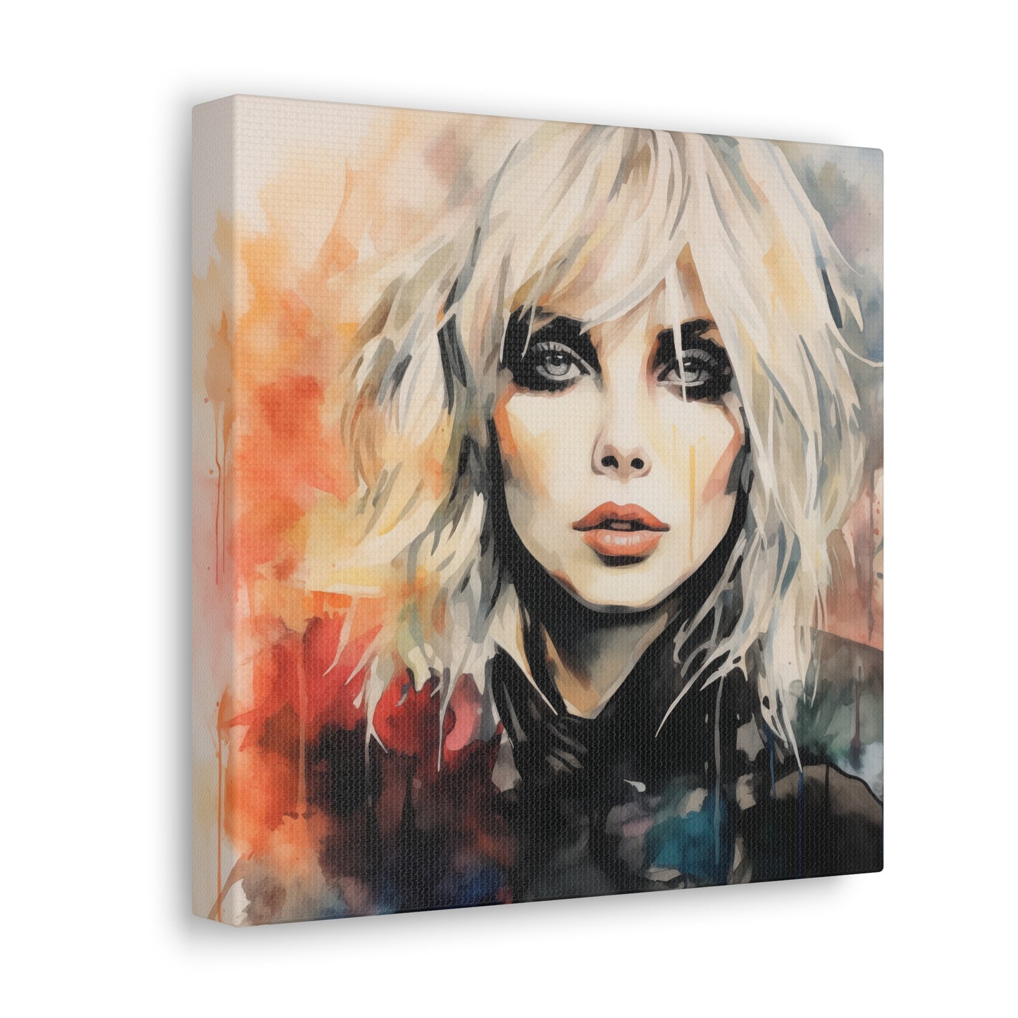 Gallery Wrapped Canvas, Celebrity Inspired, Pop Art Canvas – Debbie