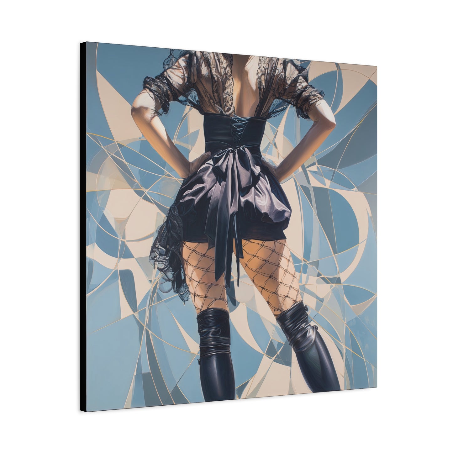Gallery Wrapped Canvas, Tongue and Cheek Art Canvas, Naughty Girl Art Canvas – Dani