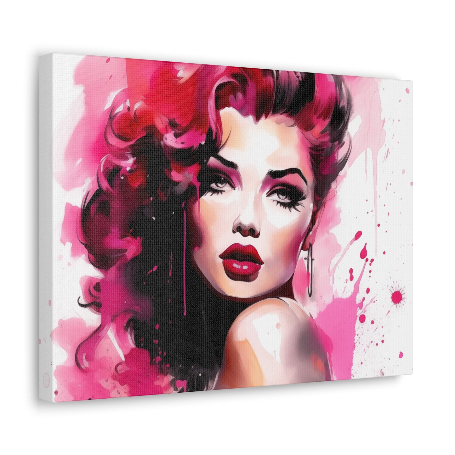 Canvas Wall Art, Gallery Wrapped Pop Art, Diva Wall Art – Thalia