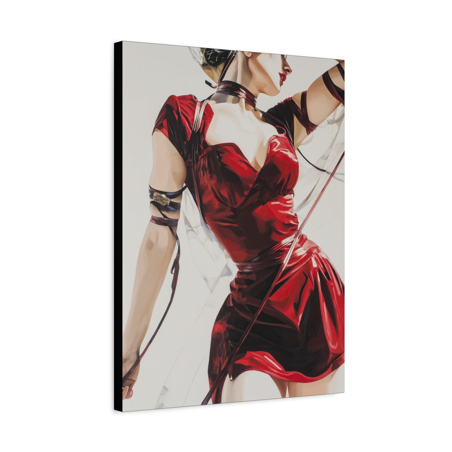 Gallery Wrapped Canvas, Ropes and Reverence Art Canvas, Erotic Shibari Art Canvas – Yumi
