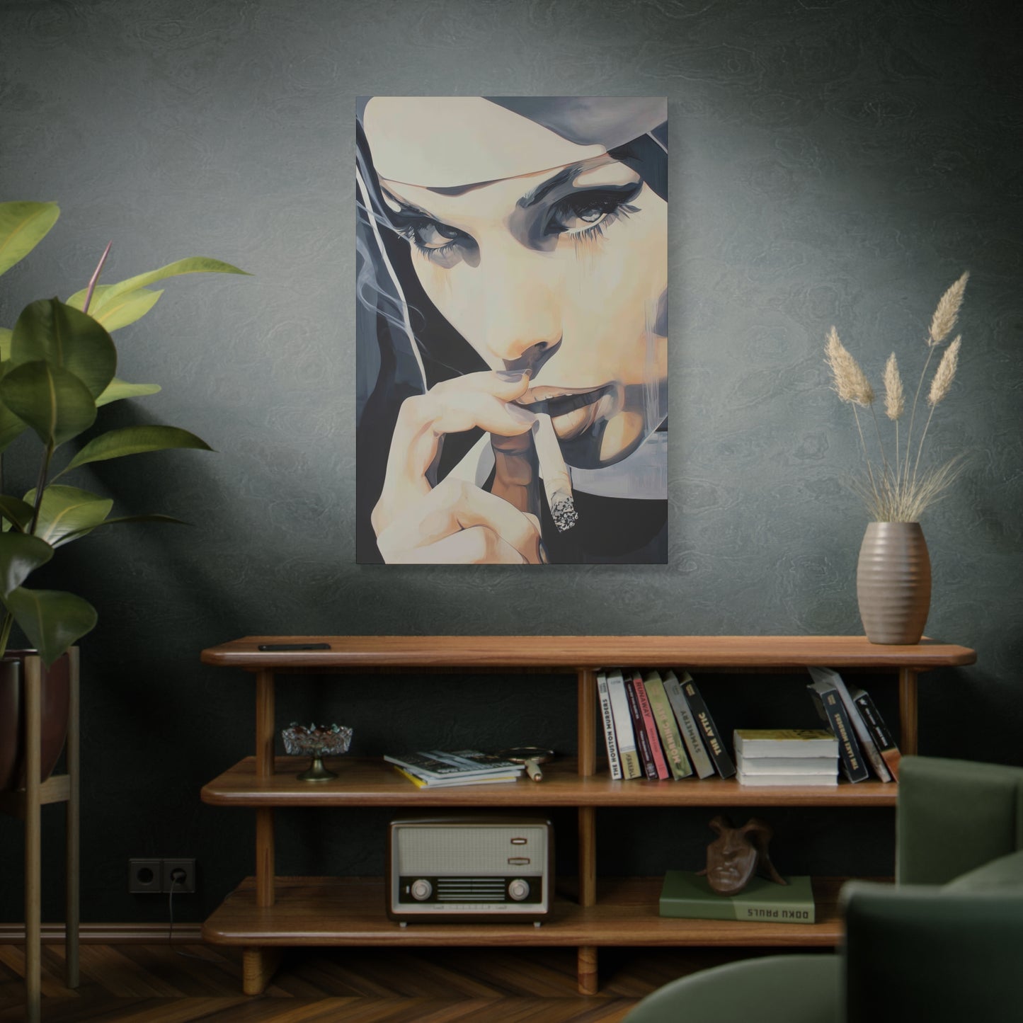 Gallery Wrapped Canvas, Habits and Heresy Art Canvas, Naughty Nuns Art Canvas – Sister Mercy