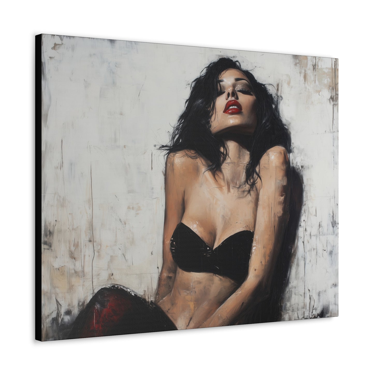 Gallery Wrapped Canvas, Sinners and Saints Art Canvas, Erotic Art Canvas – Alexa