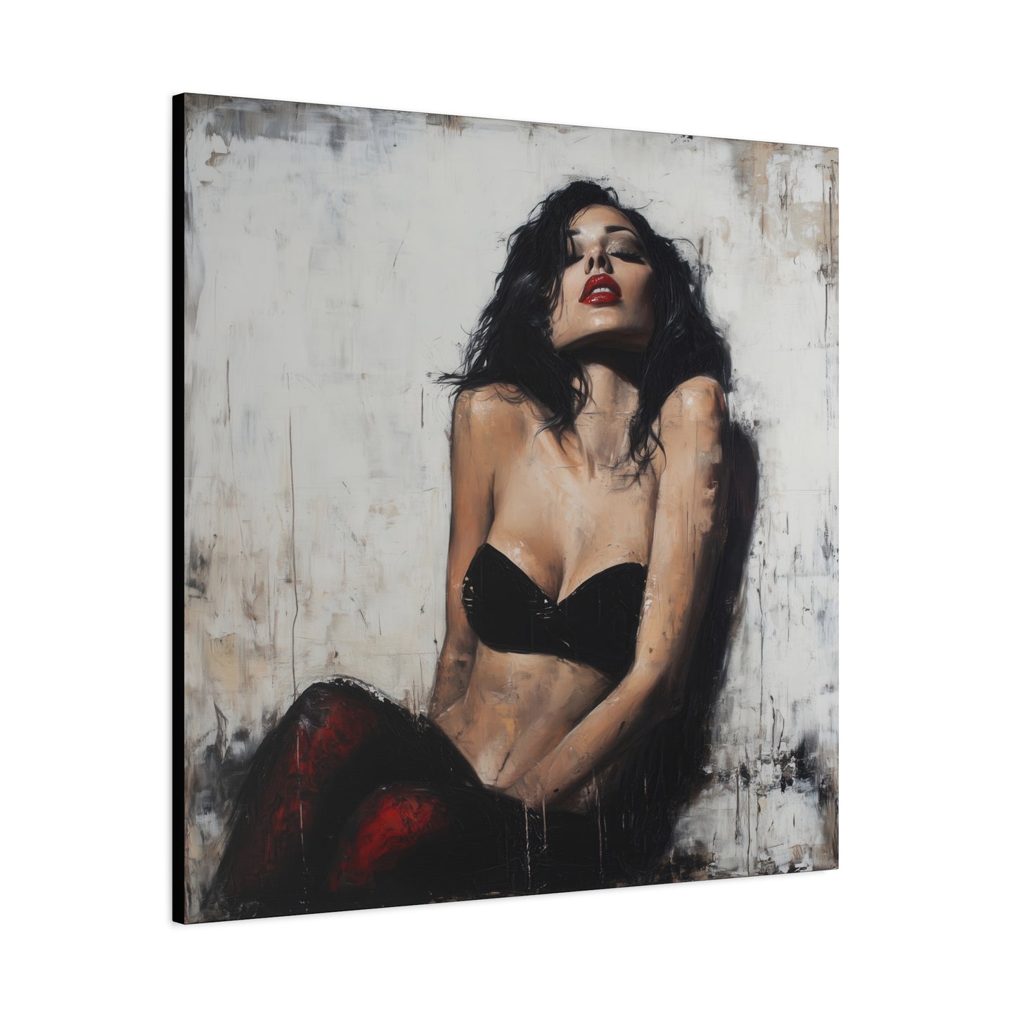 Gallery Wrapped Canvas, Sinners and Saints Art Canvas, Erotic Art Canvas – Alexa