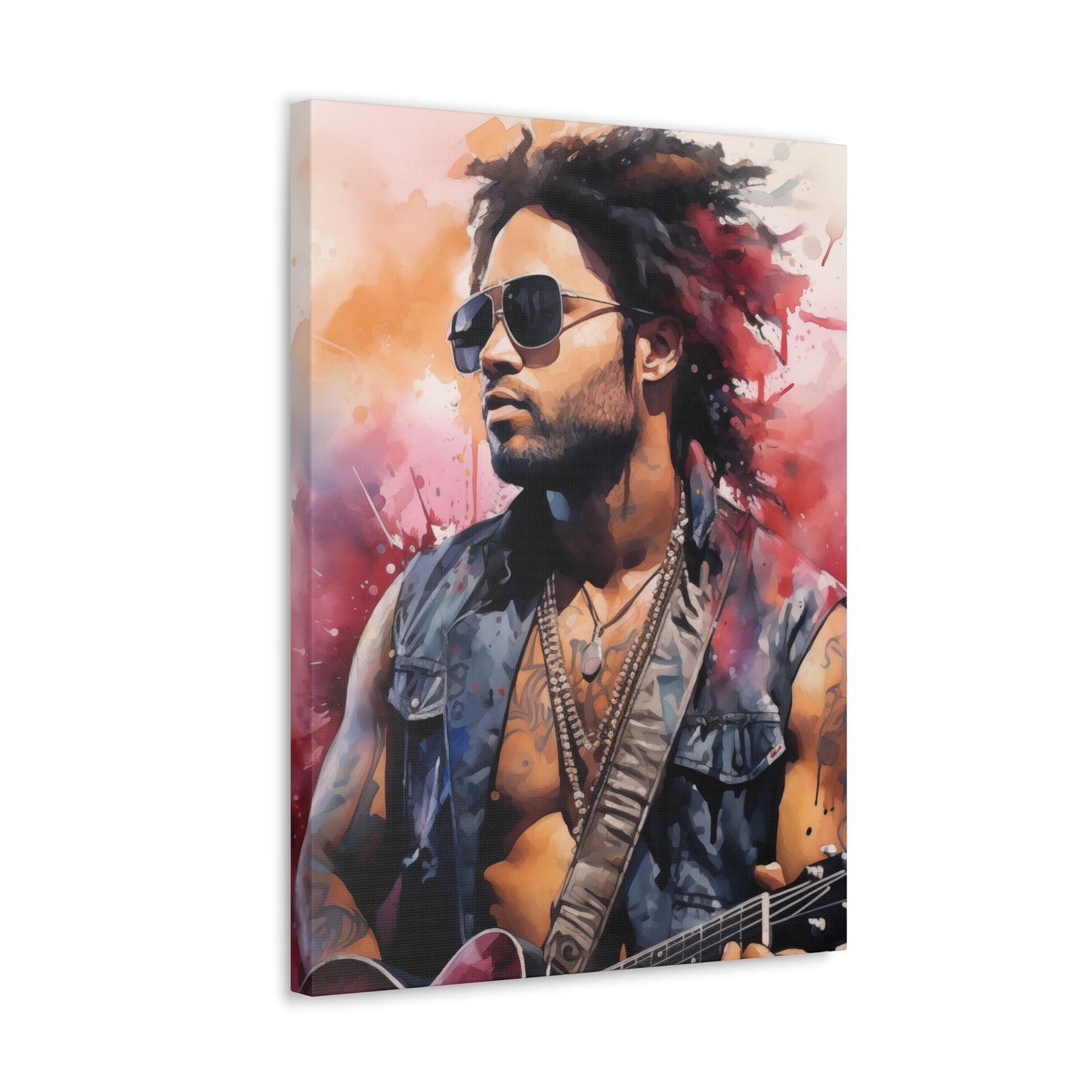 Gallery Wrapped Canvas, Celebrity Inspired, Pop Art Canvas – Lenny