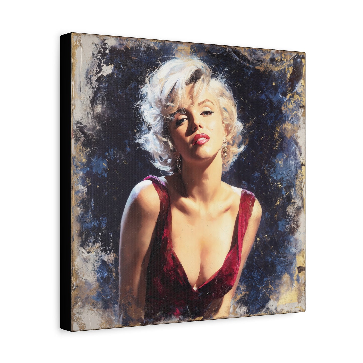 Gallery Wrapped Canvas, The Diva Project Art Canvas, Pinup Art Canvas – Marilyn Monroe - SEVEN