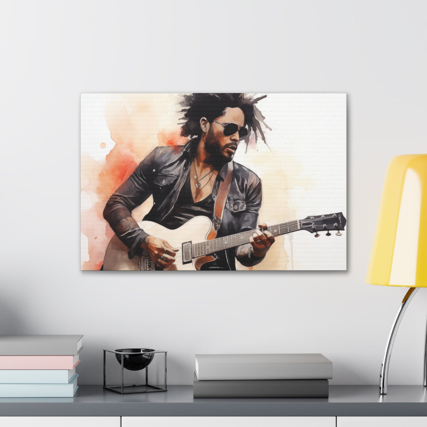 Gallery Wrapped Canvas, Celebrity Inspired, Pop Art Canvas – Lenny Also