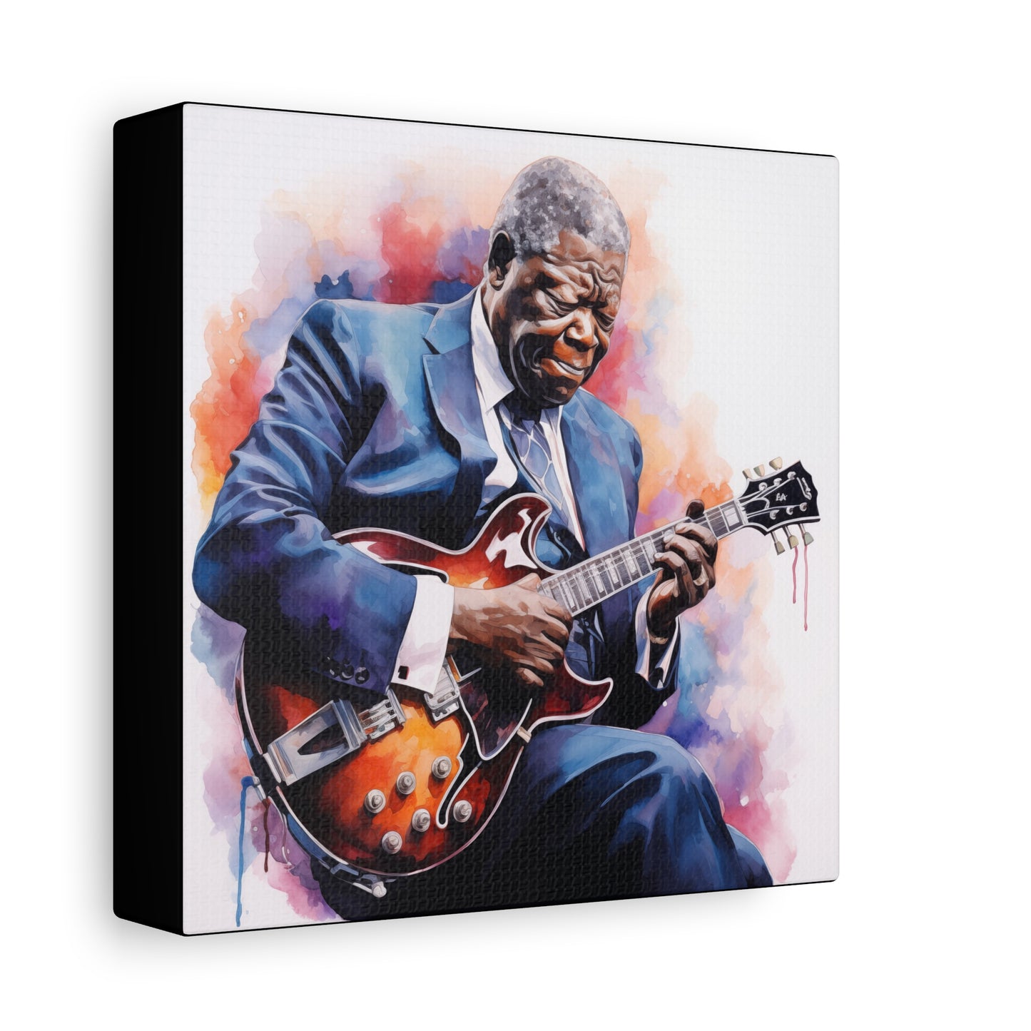Gallery Wrapped Canvas, Celebrity Inspired, Pop Art Canvas – The King Also