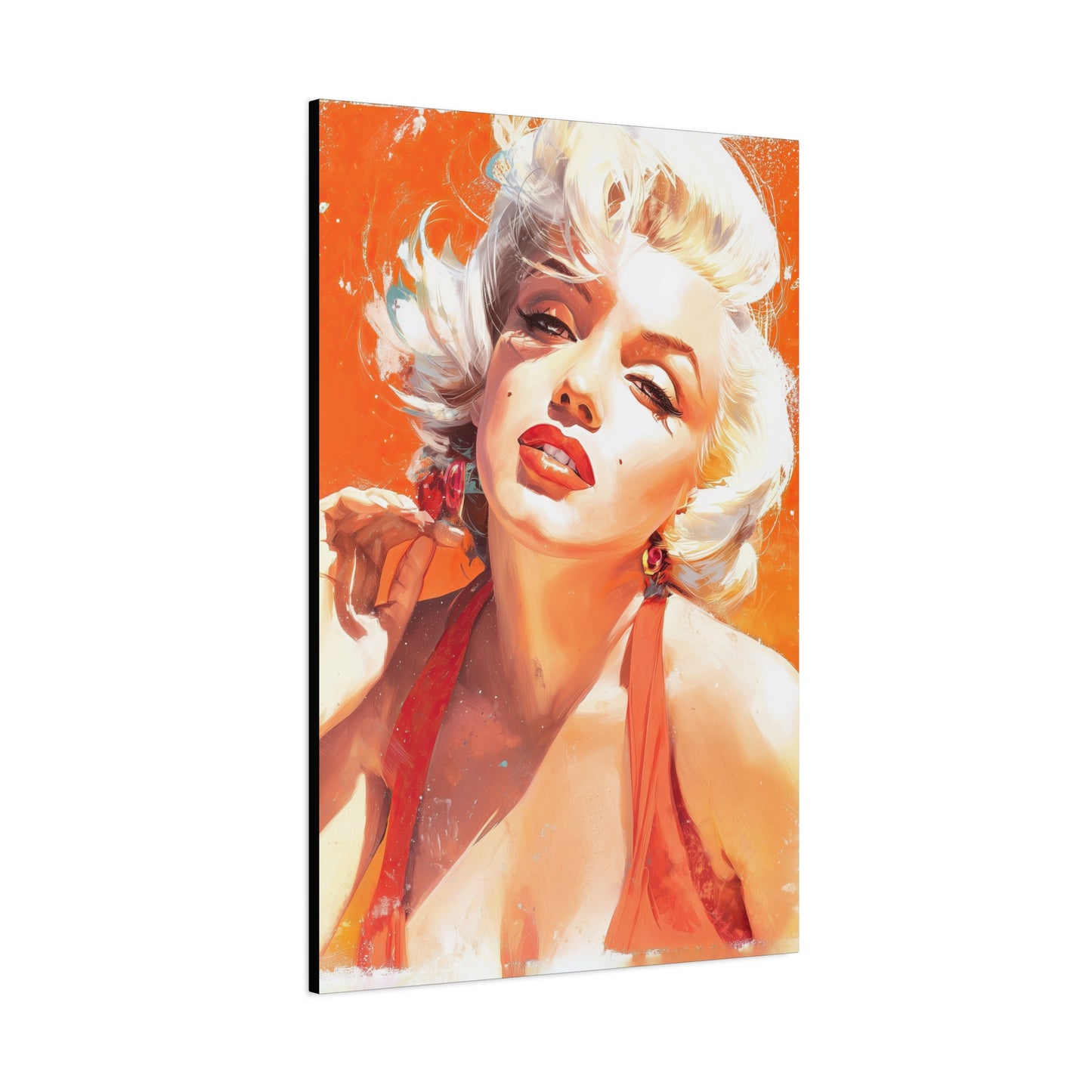 Gallery Wrapped Canvas, The Diva Project Art Canvas, Pinup Art Canvas – Marilyn Monroe - THREE