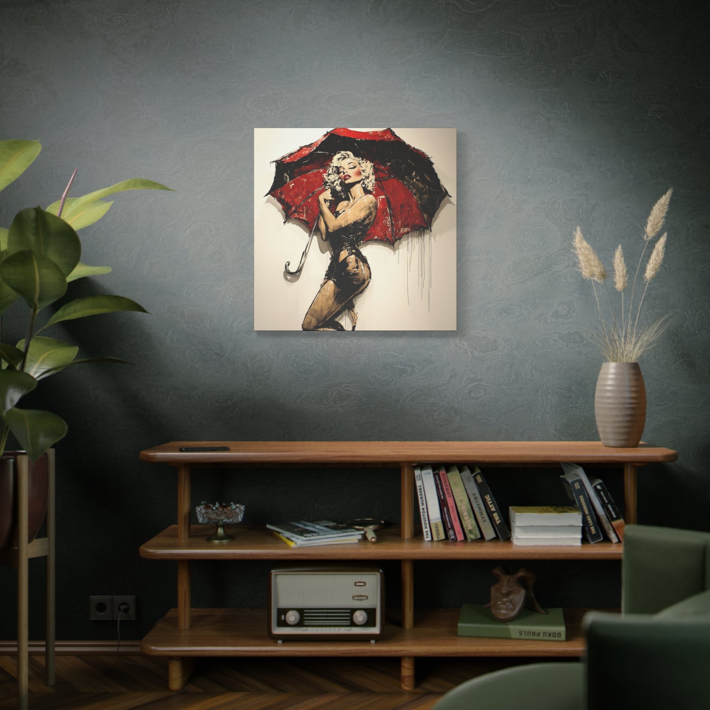 Gallery Wrapped Canvas, Guilt and Grit Adult Art Canvas, Erotic Pinup Art Canvas – Vesper