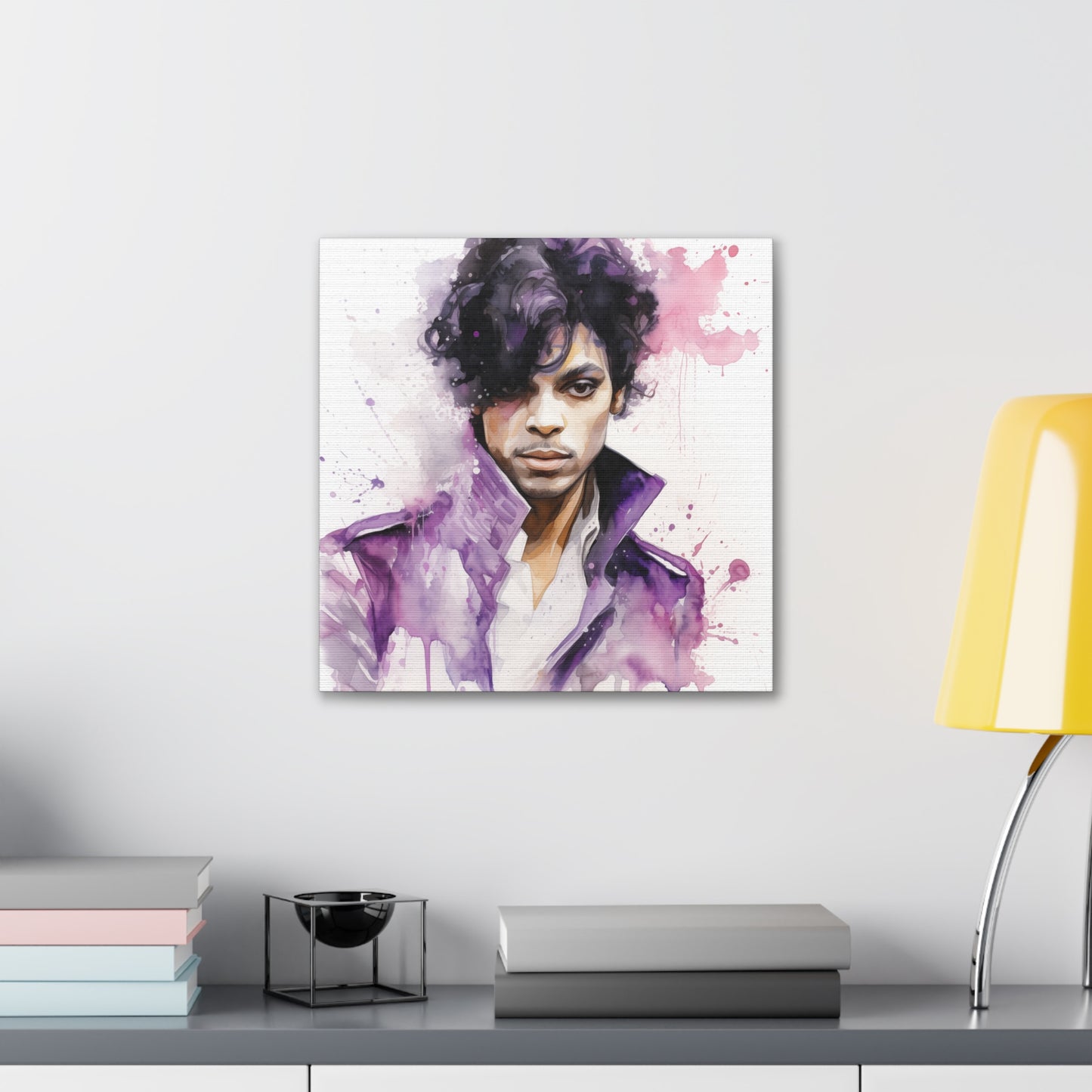 Gallery Wrapped Canvas, Celebrity Inspired, Pop Art Canvas – Prince Rogers
