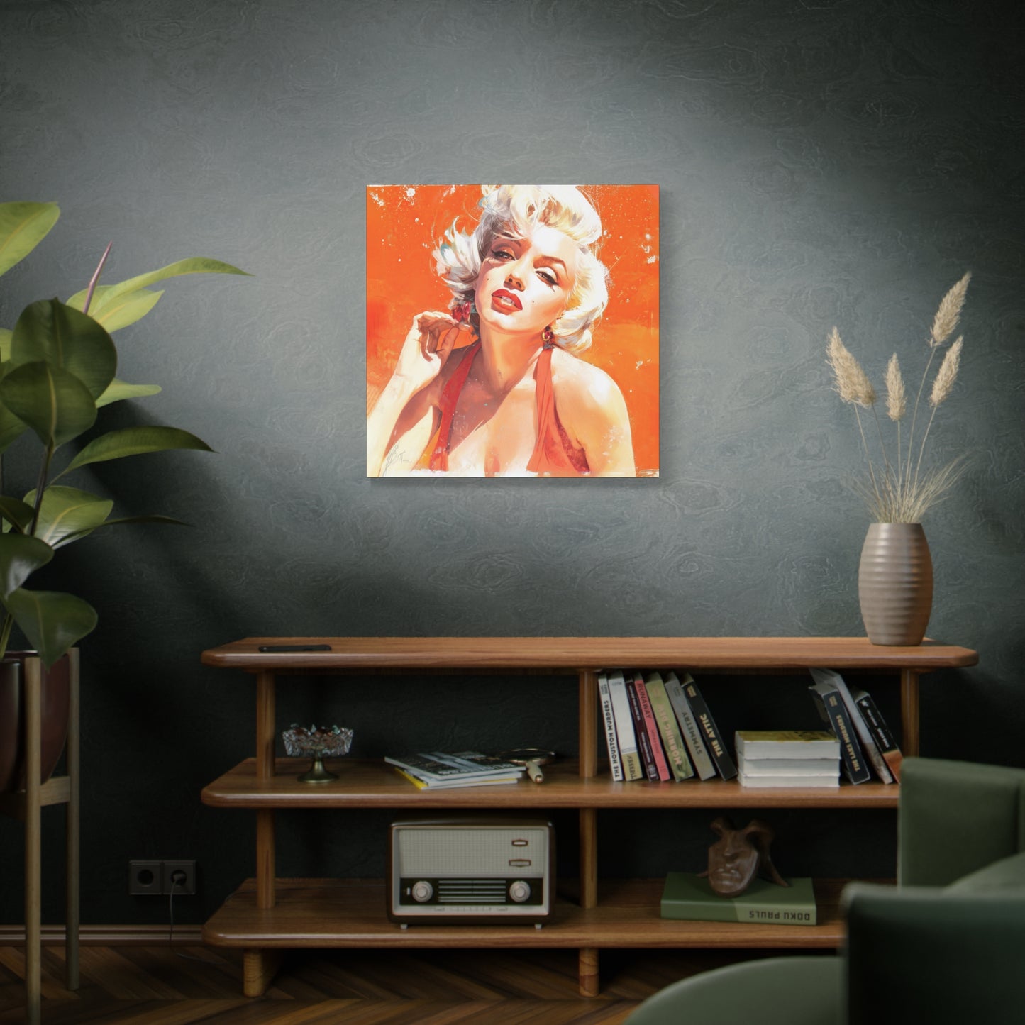 Gallery Wrapped Canvas, The Diva Project Art Canvas, Pinup Art Canvas – Marilyn Monroe - THREE