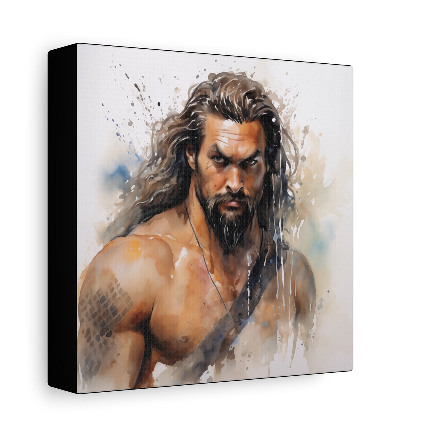 Gallery Wrapped Canvas, Celebrity Inspired, Pop Art Canvas – Jason