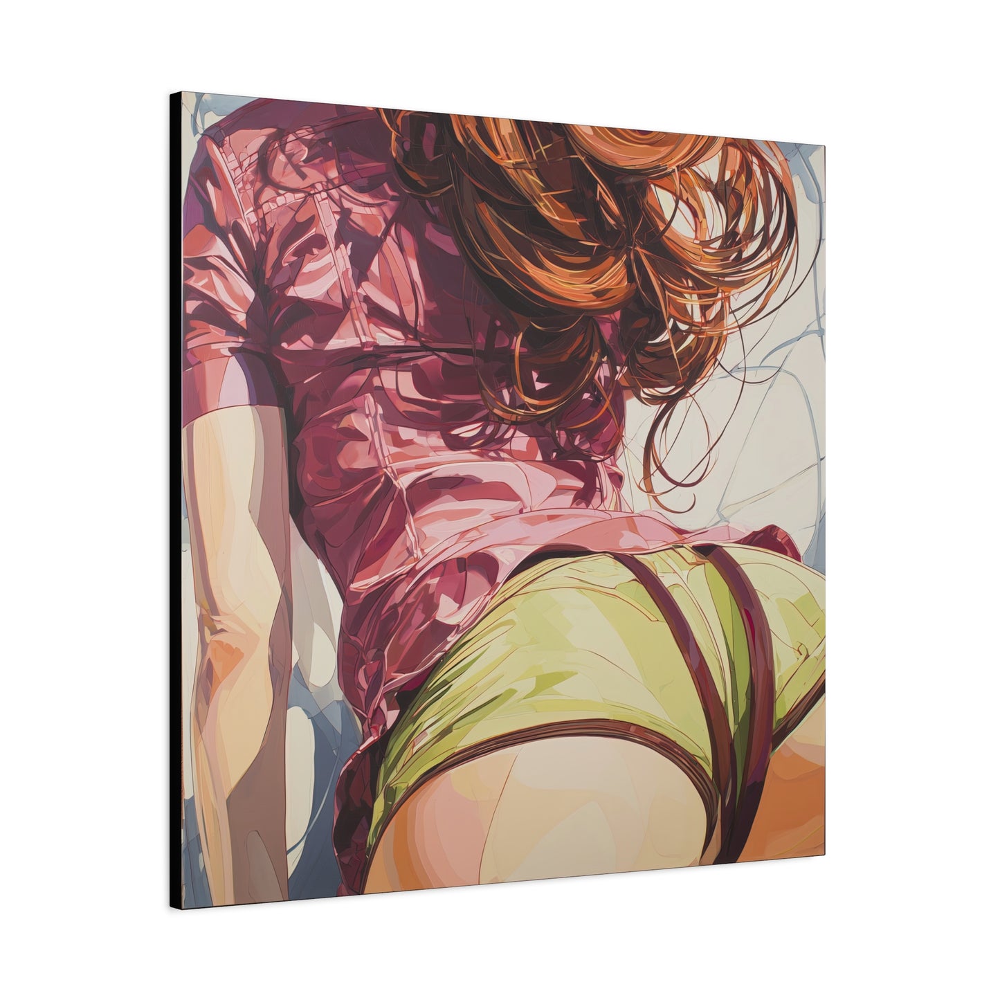 Gallery Wrapped Canvas, Tongue and Cheek Art Canvas, Naughty Girl Art Canvas – Persephone