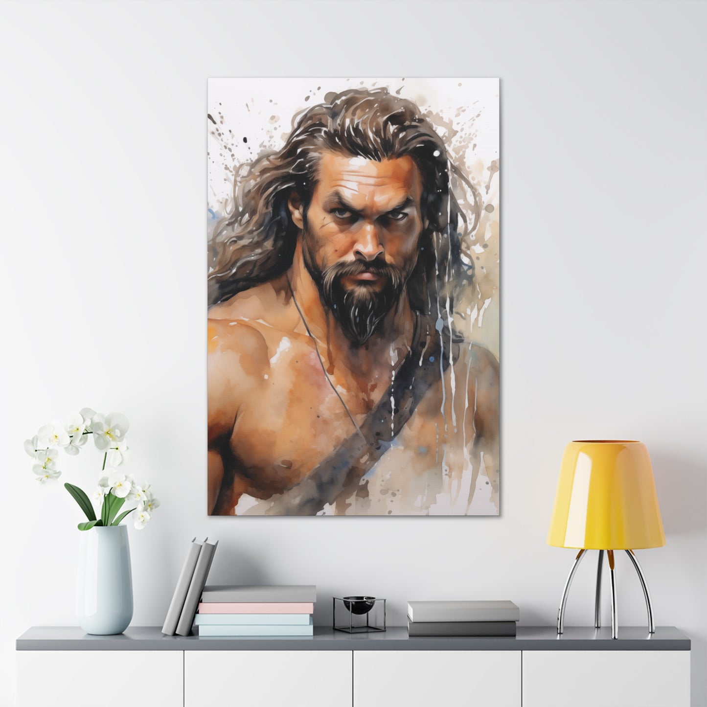 Gallery Wrapped Canvas, Celebrity Inspired, Pop Art Canvas – Jason