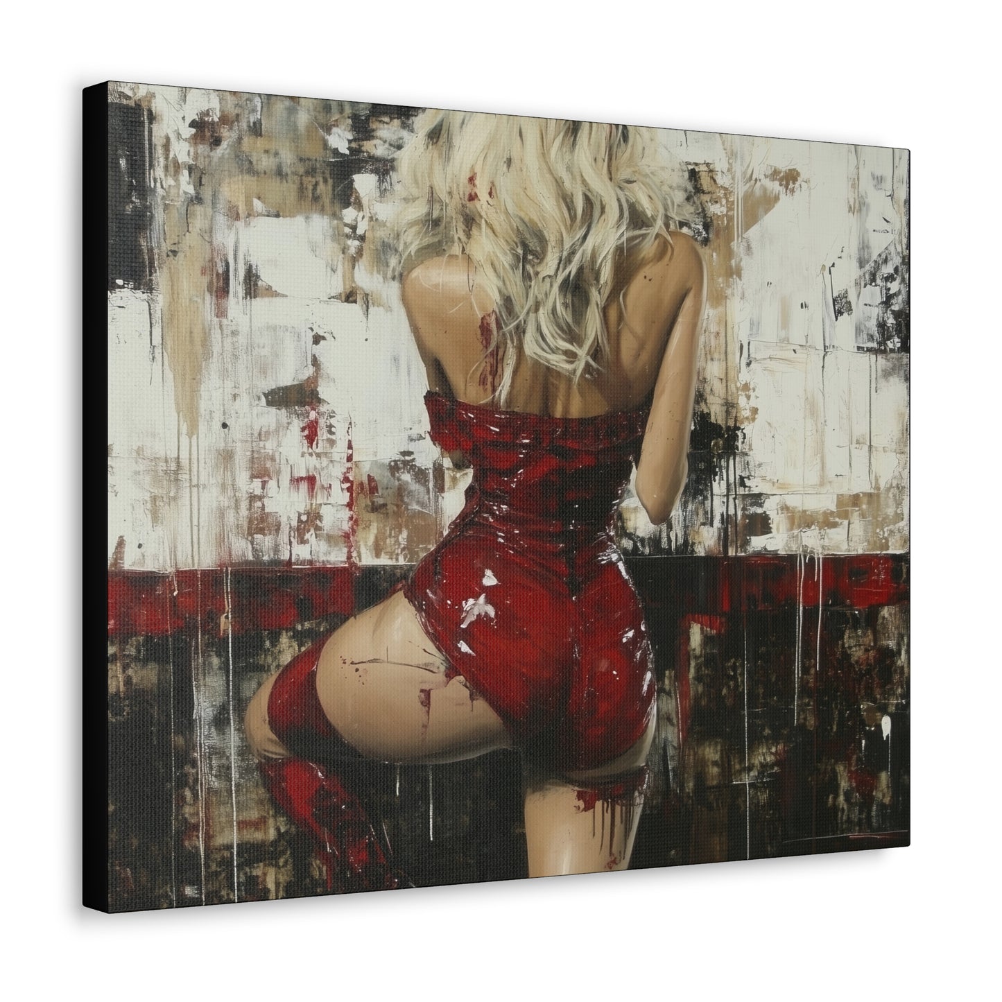 Gallery Wrapped Canvas, Sinners and Saints Art Canvas, Erotic Art Canvas – Veronica
