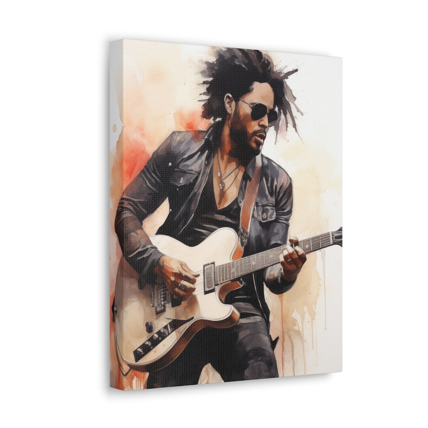 Gallery Wrapped Canvas, Celebrity Inspired, Pop Art Canvas – Lenny Also
