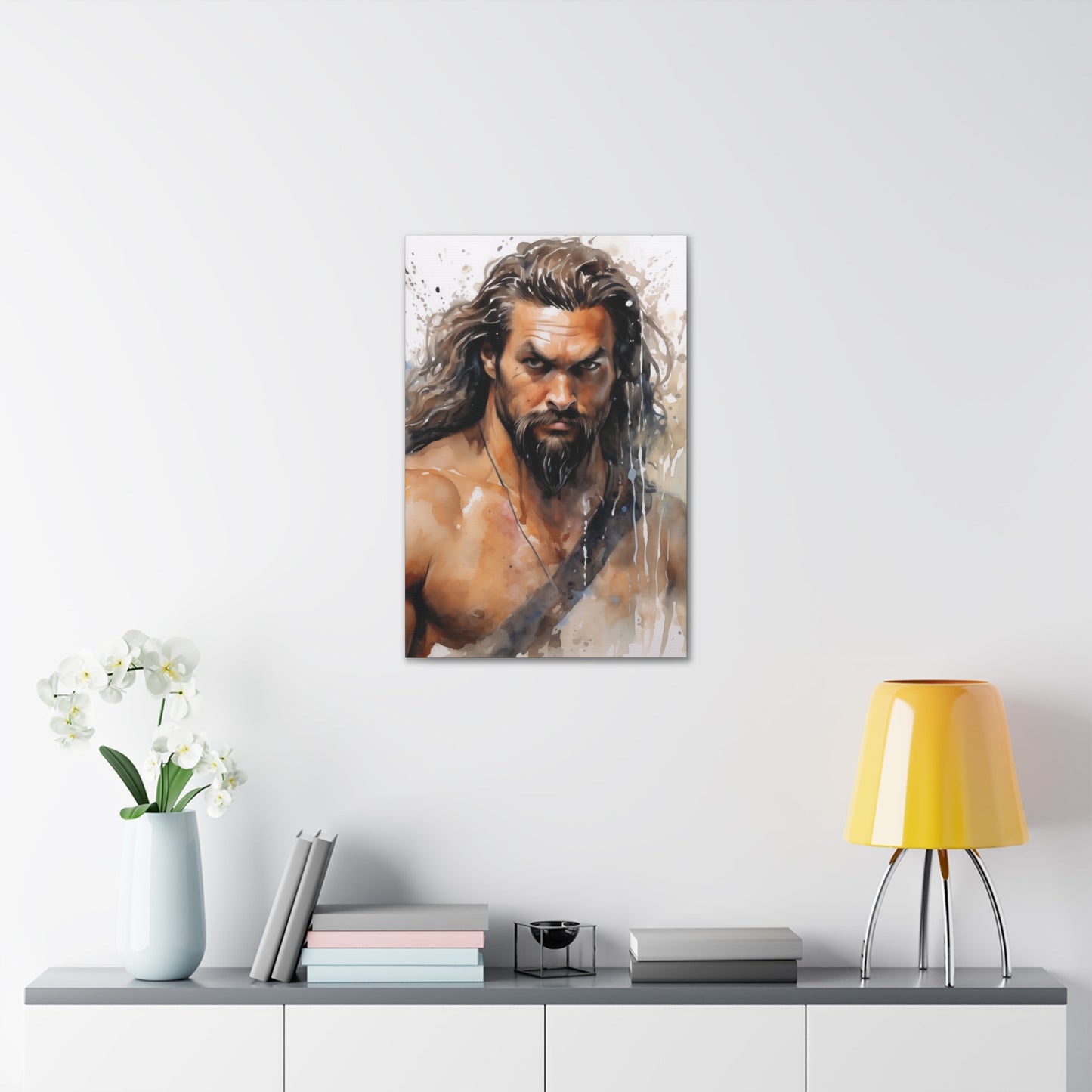 Gallery Wrapped Canvas, Celebrity Inspired, Pop Art Canvas – Jason