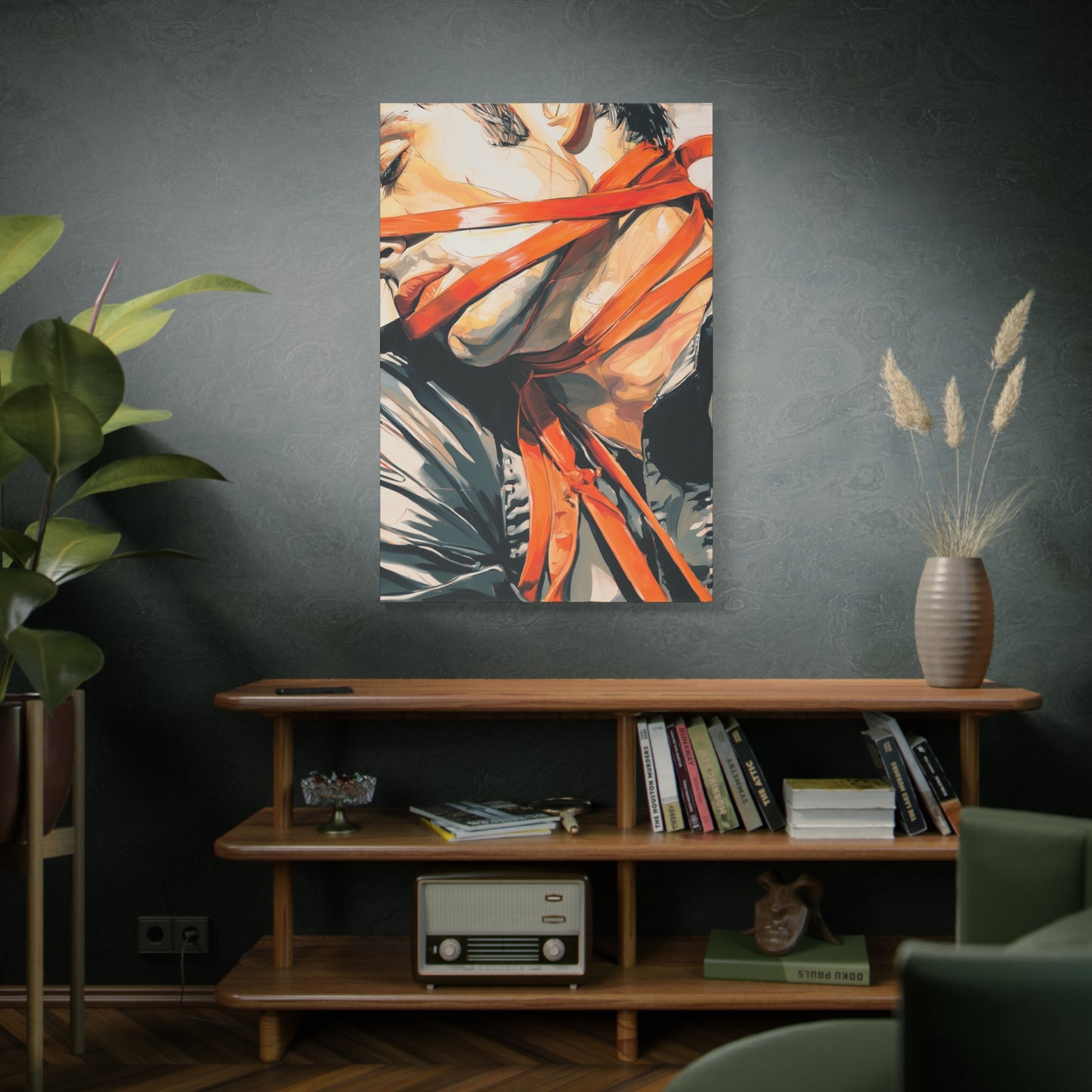 Gallery Wrapped Canvas, Ropes and Reverence Art Canvas, Erotic Shibari Art Canvas – Ryu