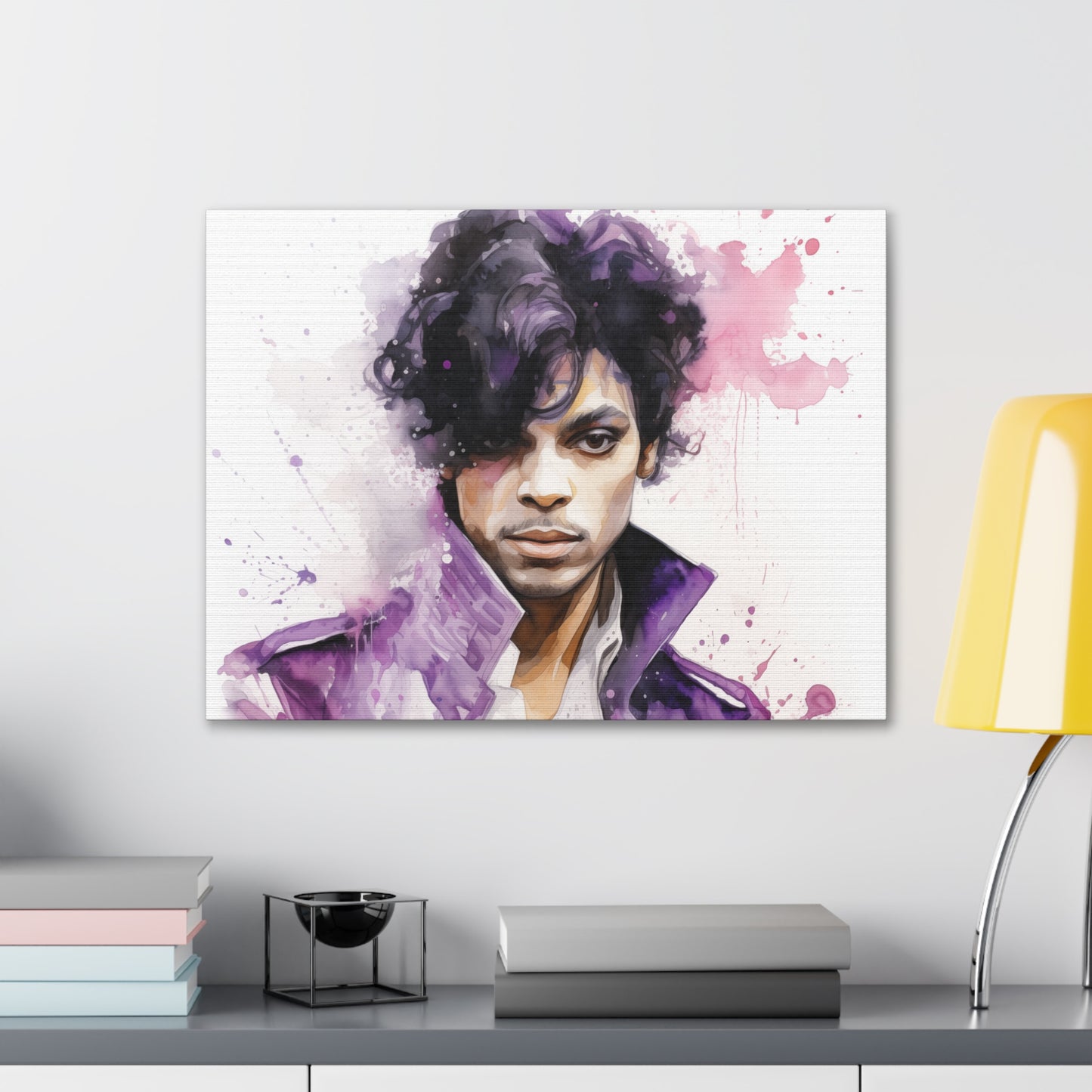 Gallery Wrapped Canvas, Celebrity Inspired, Pop Art Canvas – Prince Rogers
