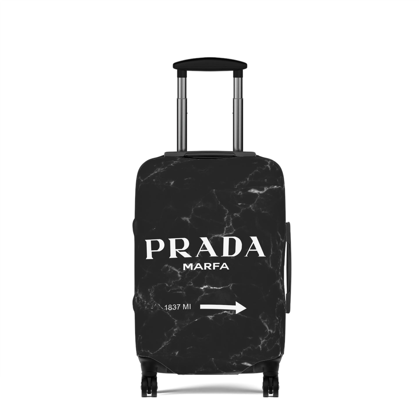 Designer Inspired Luggage Cover - 1837 Miles to Marfa