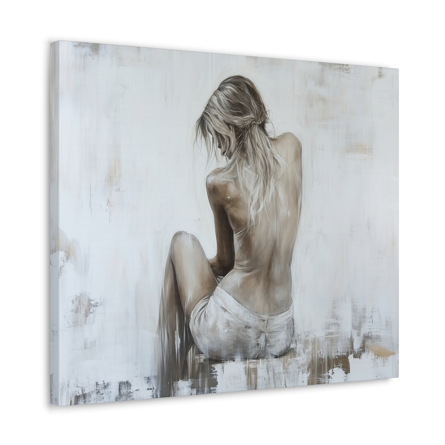Gallery Wrapped Canvas, Sinners and Saints Art Canvas, Erotic Pinup Art Canvas – Katherine