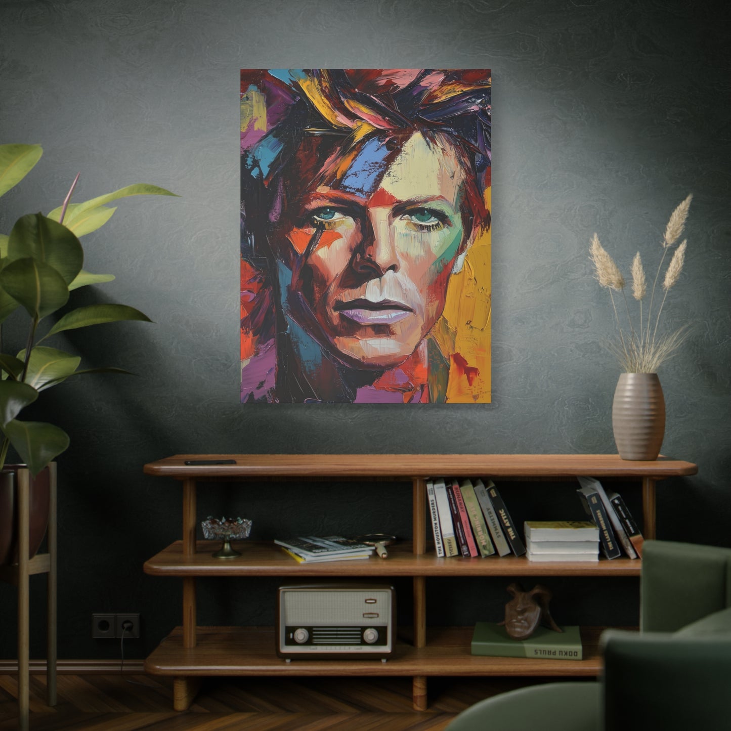 Gallery Wrapped Canvas, Celebrity Inspired, Pop Art Canvas – Bowie