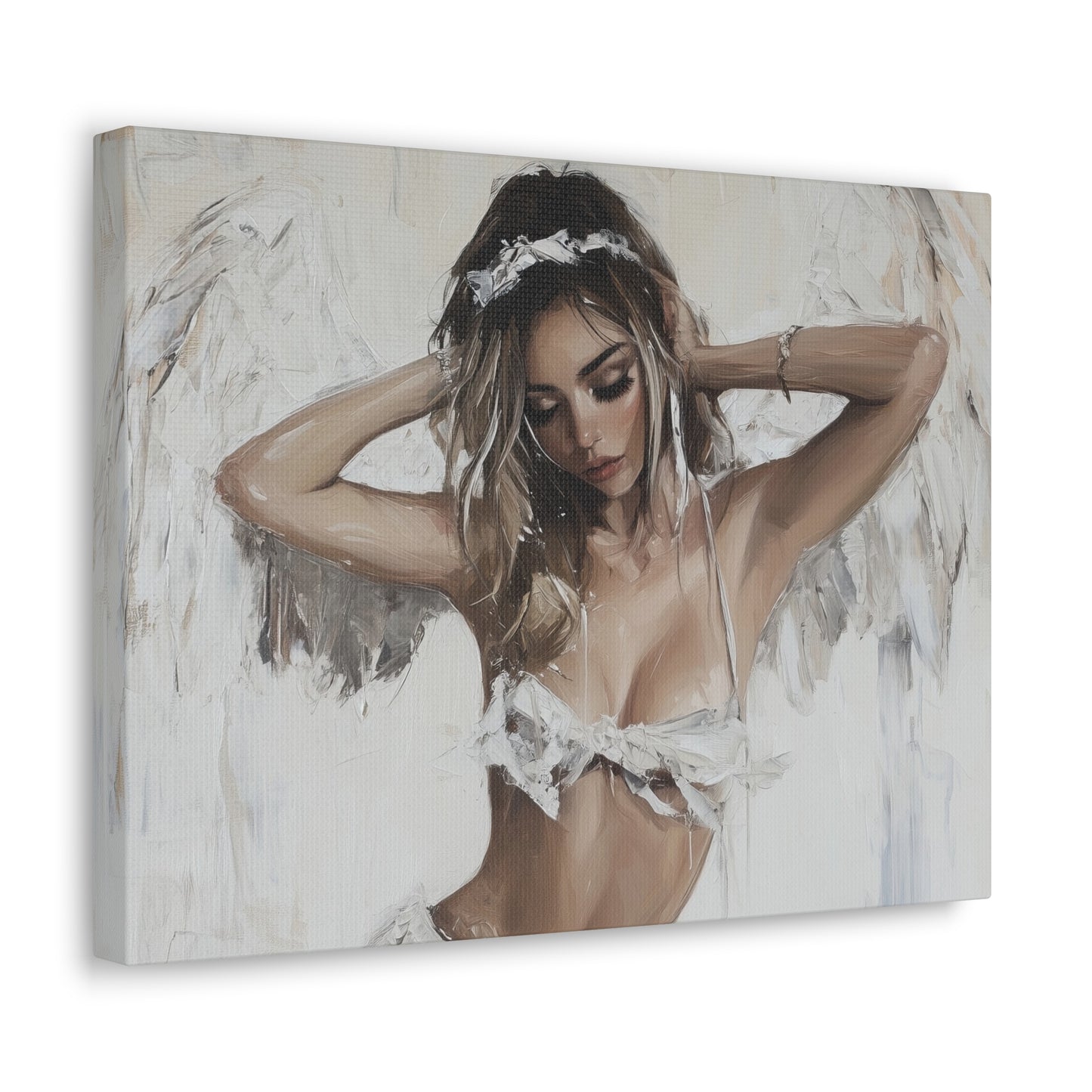 Gallery Wrapped Canvas, Sinners and Saints Art Canvas, Erotic Pinup Art Canvas – Holly