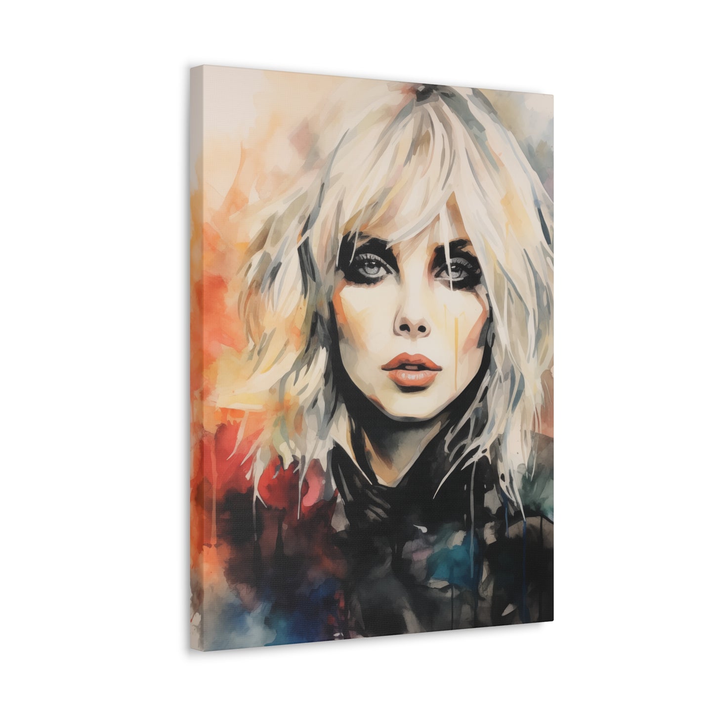 Gallery Wrapped Canvas, Celebrity Inspired, Pop Art Canvas – Debbie
